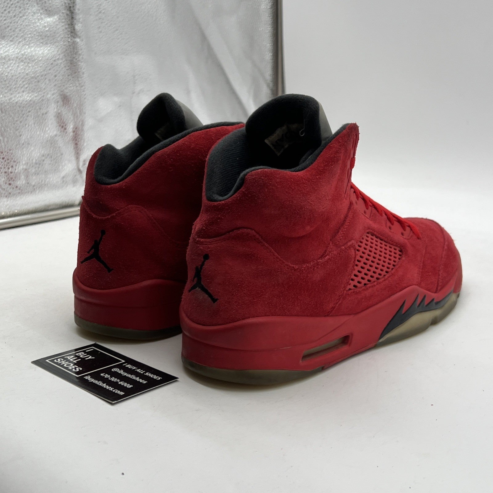 Size 11 - Air Jordan 5 Retro Red Suede (136027-602)