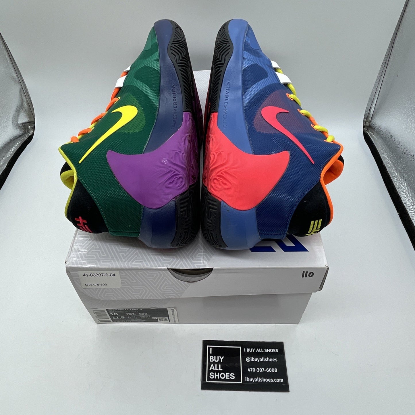 Size 10 - Nike Zoom Freak 1 Roots Multi Color Leather (CT8476-800)