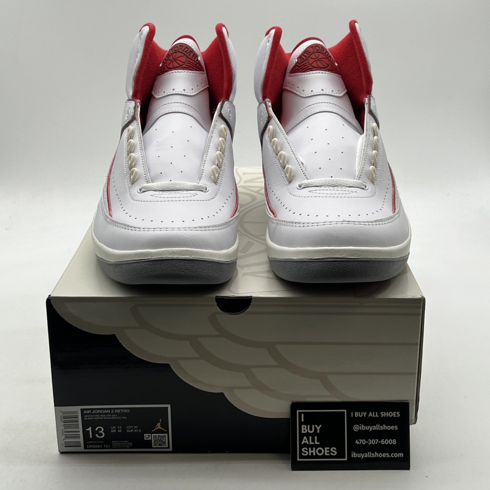 Size 13 - Air Jordan 2 Retro Origins (DR8884-101)