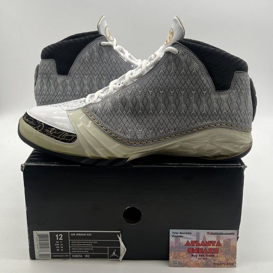 Size 12 - Air Jordan 23 OG White Stealth (318376-102)