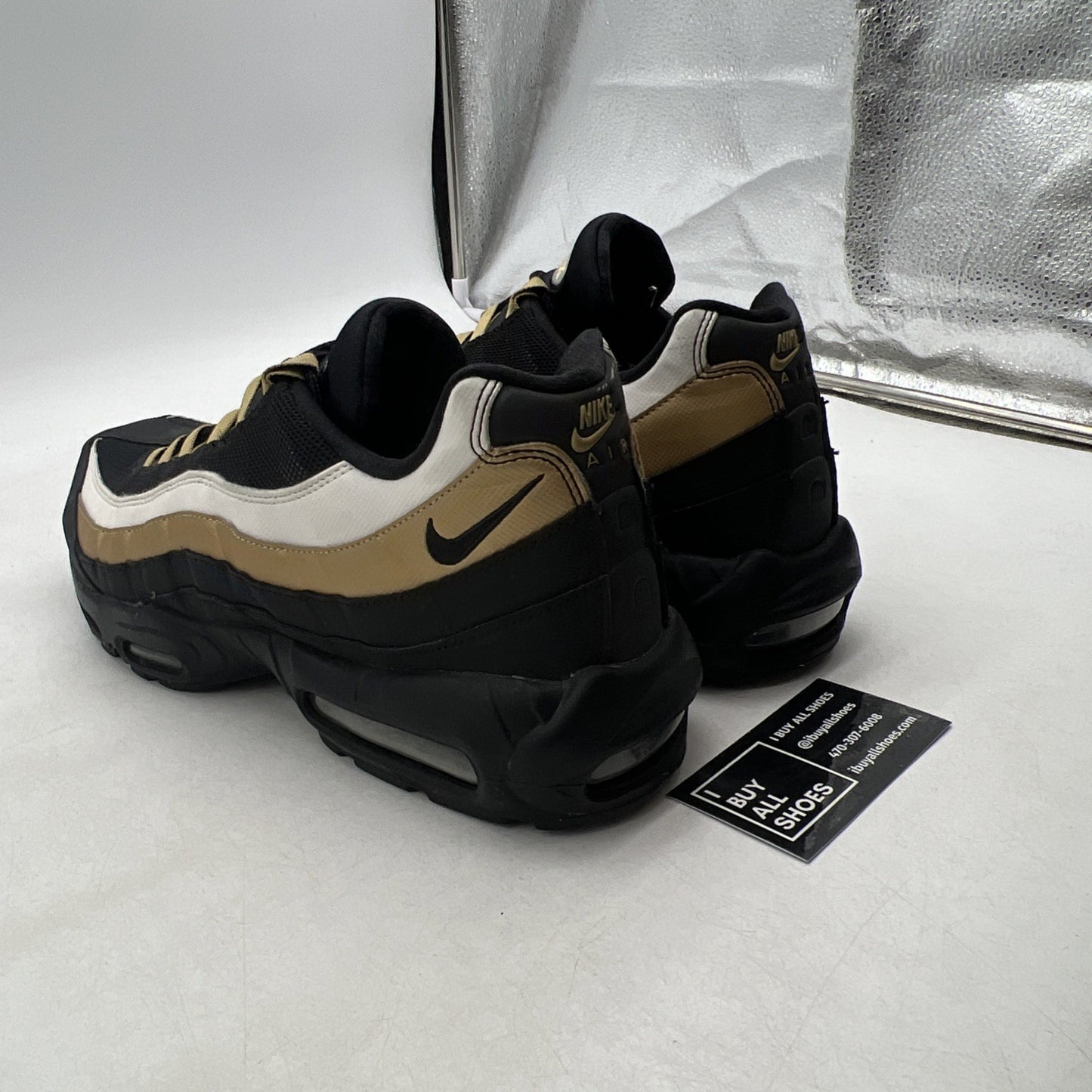 Size 13 - Nike Air Max 95 OG Black Gold (AT2865-002)