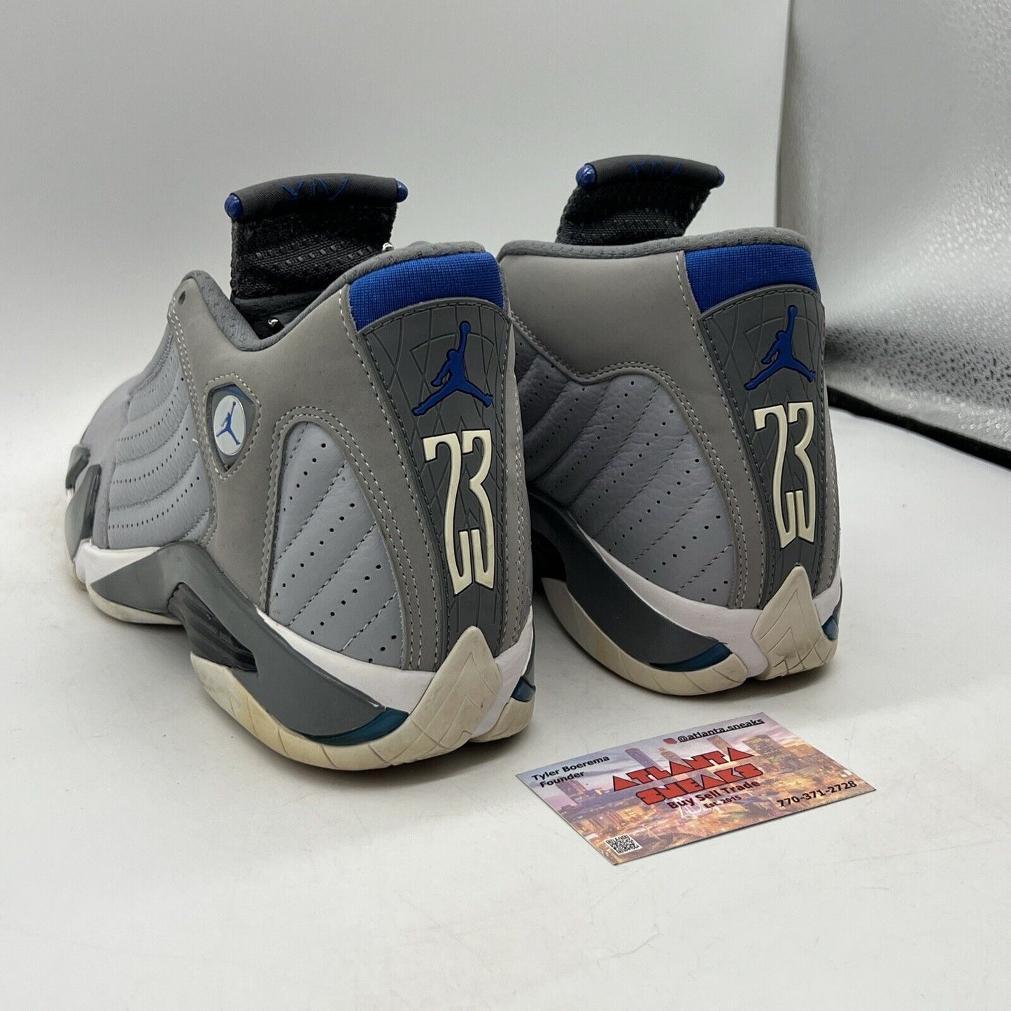 Size 9 - Air Jordan 14 Retro Wolf Grey (487471-004)