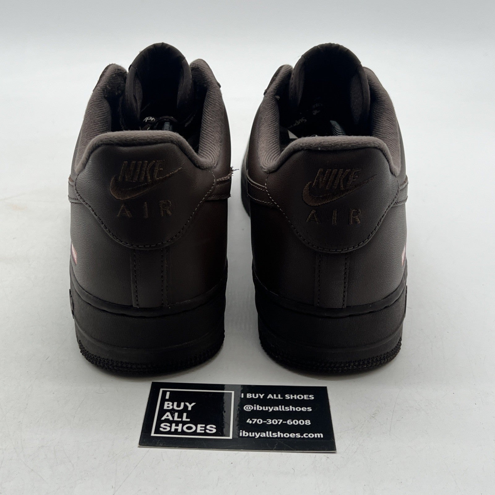 Size 13 - Nike Supreme x Air Force 1 Low Box Logo - Baroque Brown (CU9226-200)