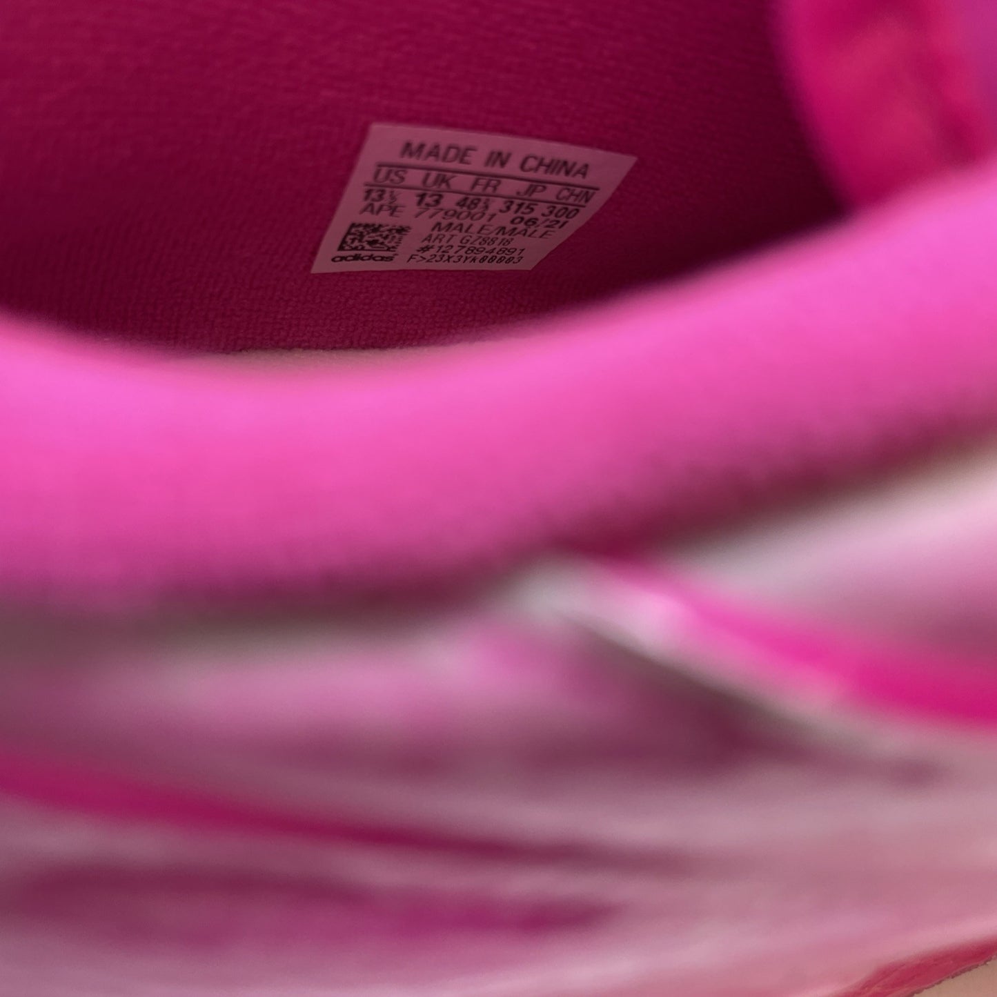 Size 13.5 - Jeremy Scott x Adidas Forum Low Dipped Solar Pink (GZ8818)