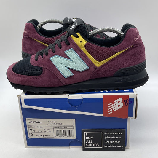 Size 9.5 - New Balance NB1 574 Custom Multicolor Purple Blue (US574M1)