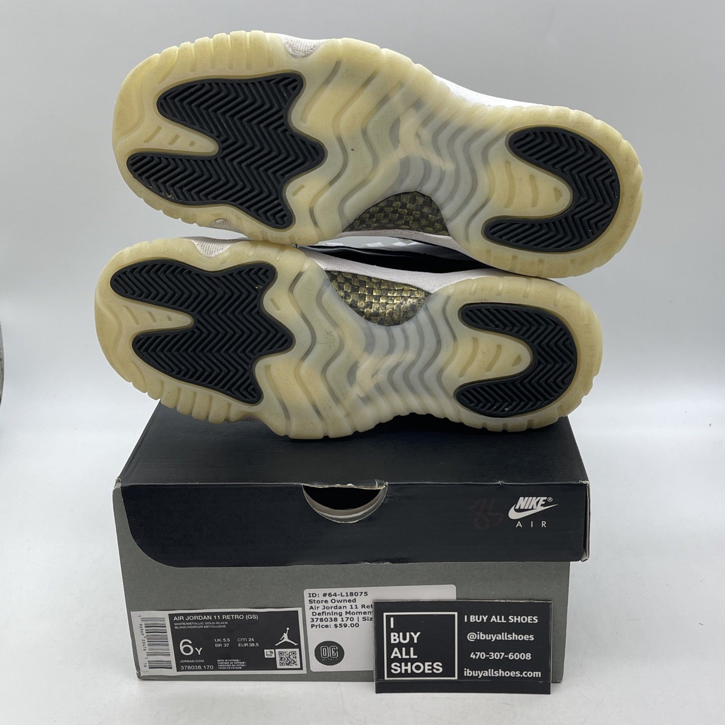 Size 6 - Air Jordan 11 Retro Mid Gratitude / Defining Moments (378038-170)