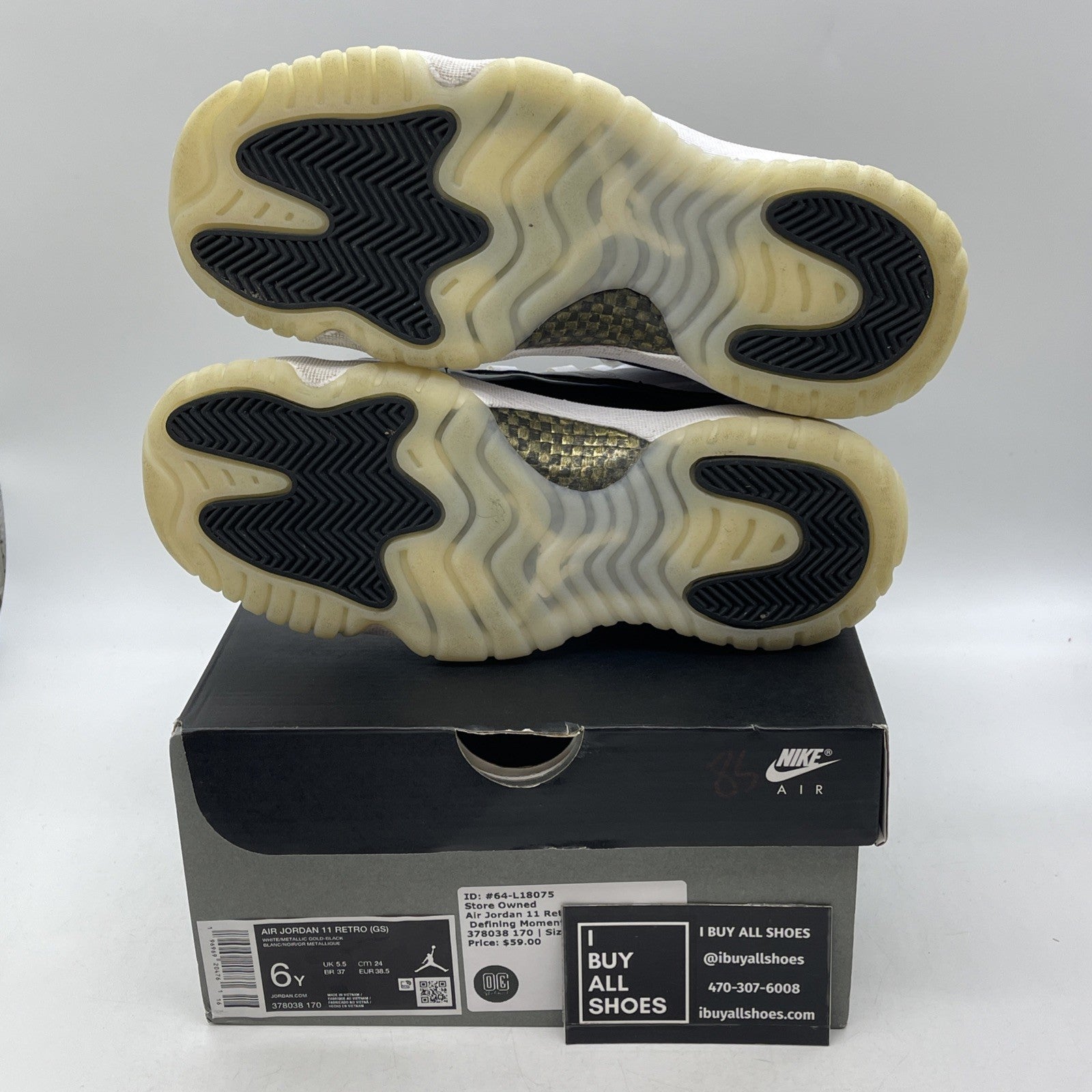 Size 6 - Air Jordan 11 Retro Mid Gratitude / Defining Moments (378038-170)