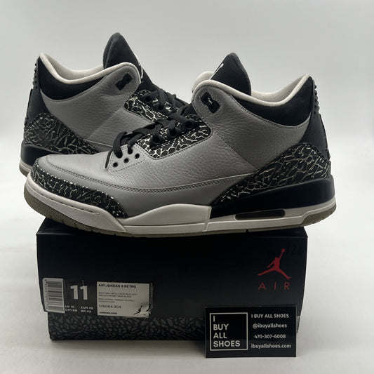 Size 11 - Air Jordan 3 Retro Wolf Grey (136064-004)