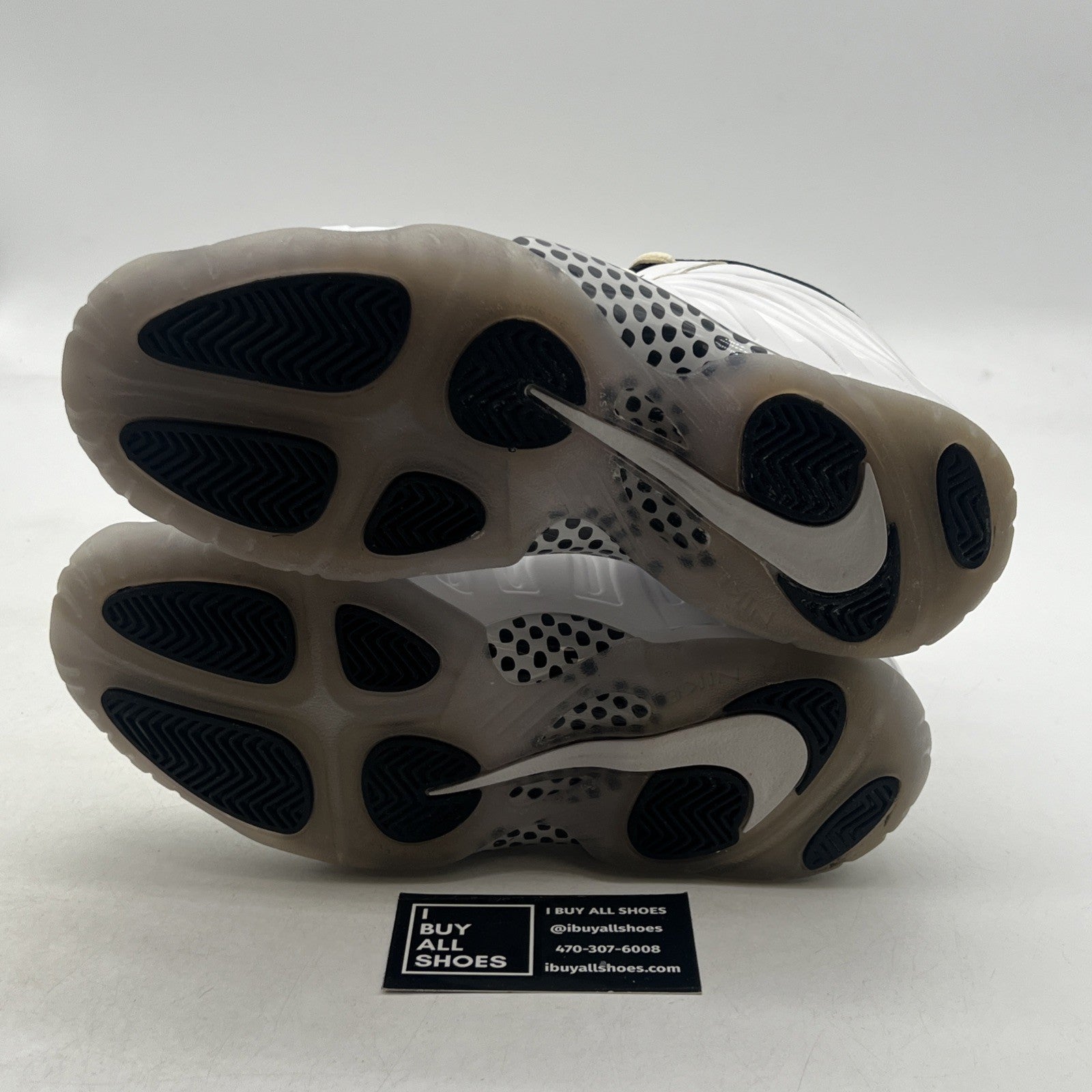 Size 7Y - Nike Posite One White Ice Foamposite 2017 (644791-102)