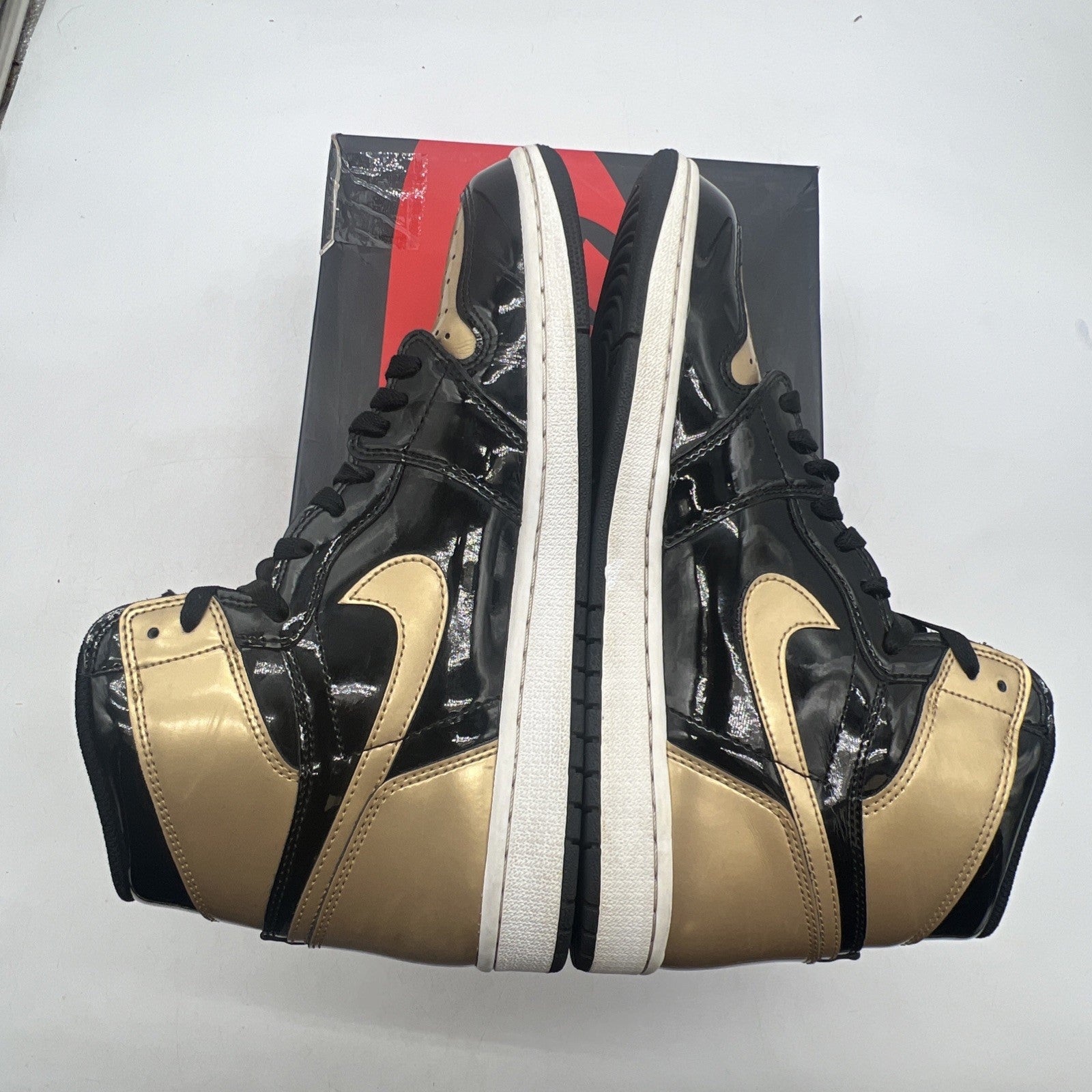 Size 11 - Air Jordan 1 Retro OG NRG High Gold Toe (861427-007)