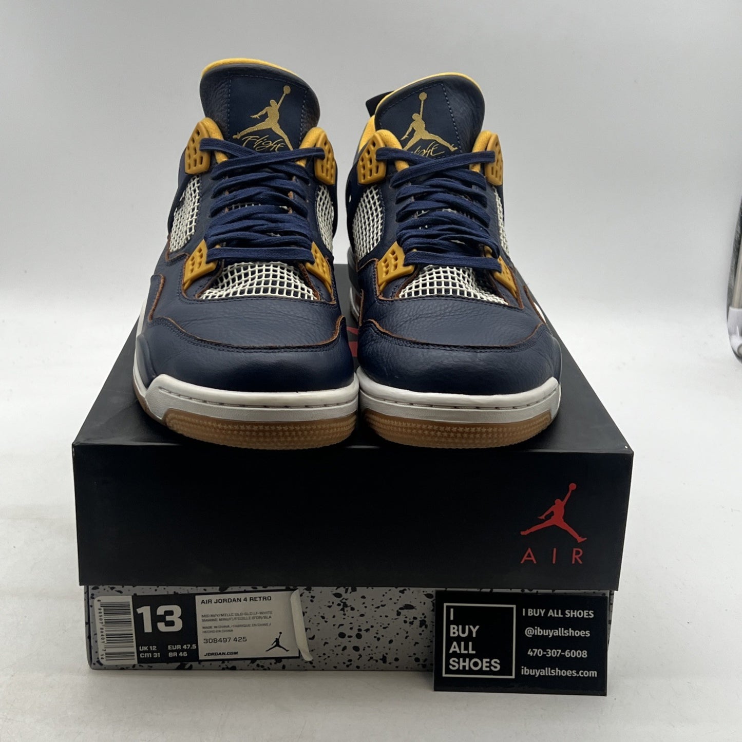Size 13 - Air Jordan 4 Retro Dunk From Above (308497-425)