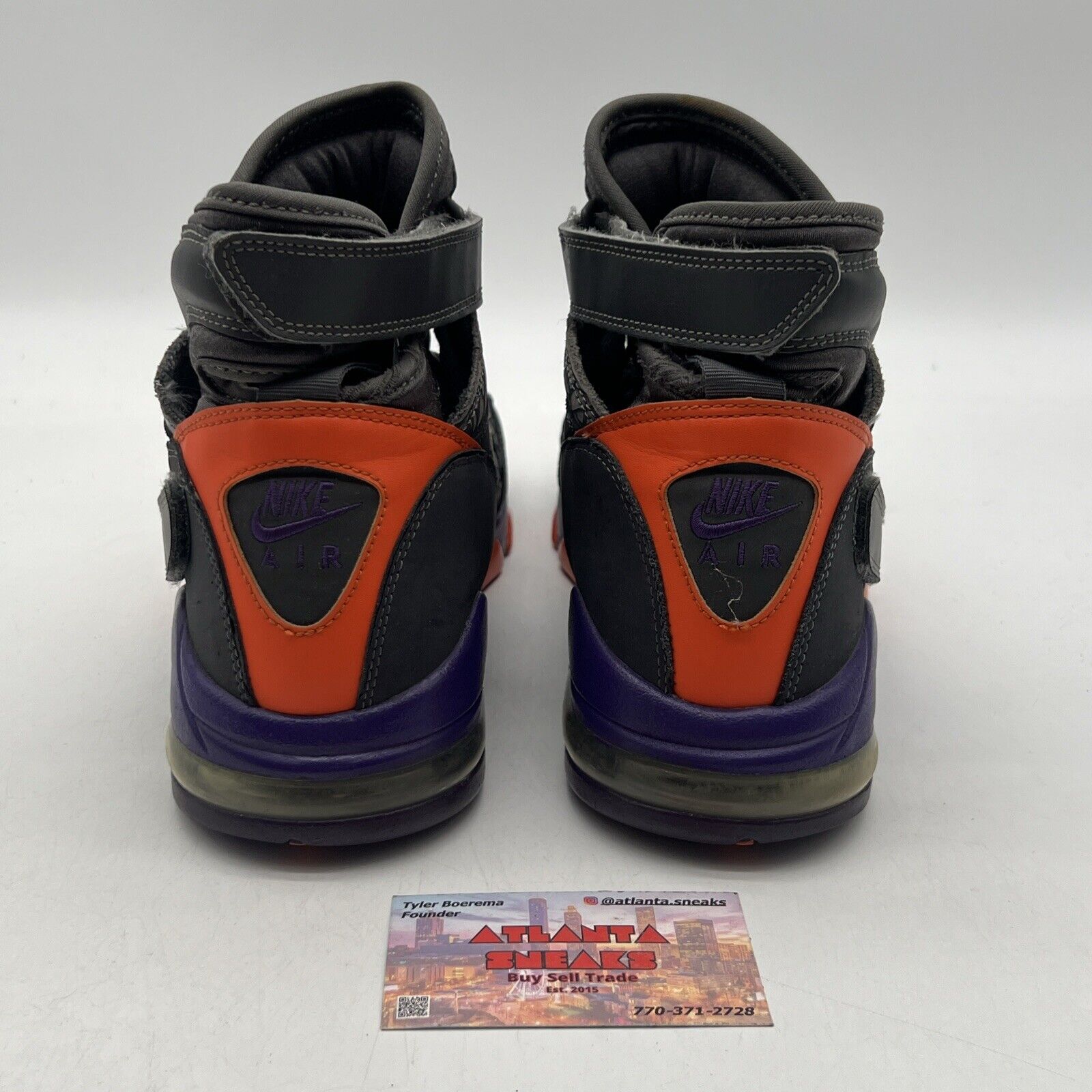 Size 11 - Nike Air Max 2 Strong Gray Suede Orange Purple Leather (CW5458-100)