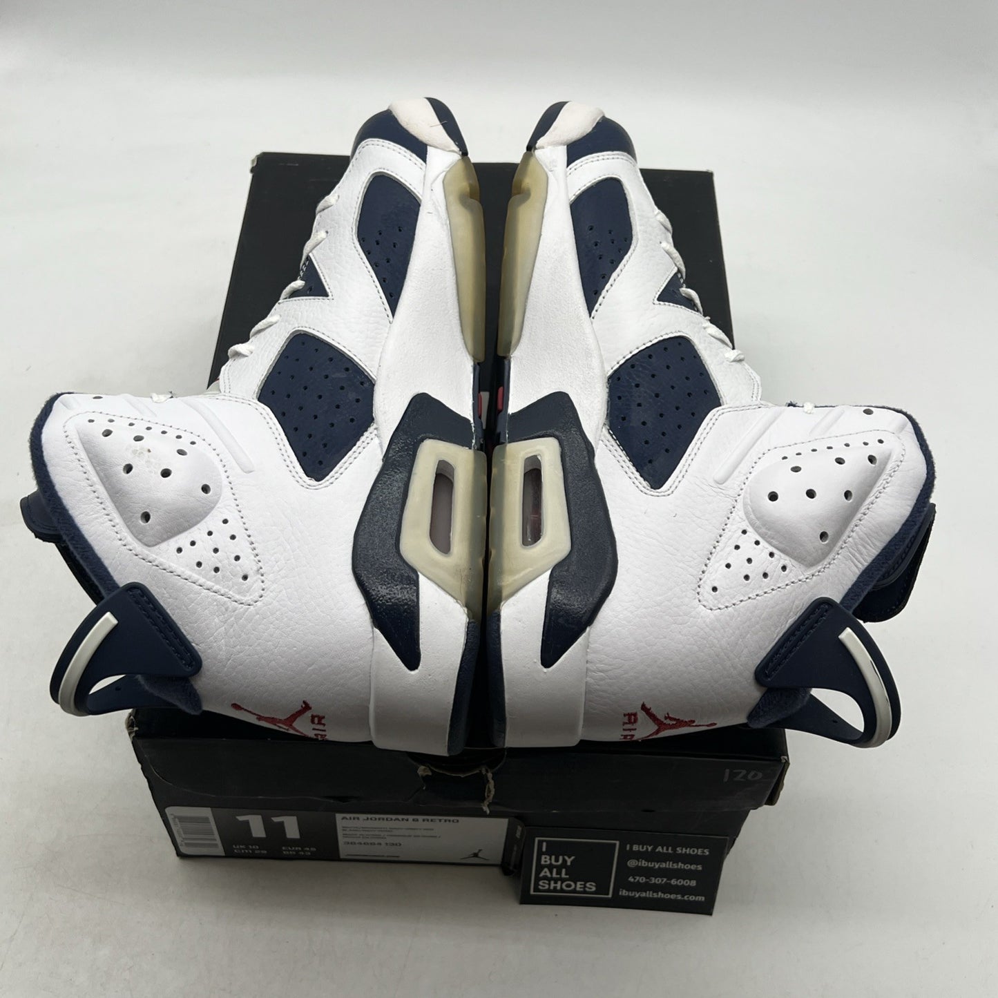 Size 11 - Air Jordan 6 Retro 2012 Olympic (384664-130)