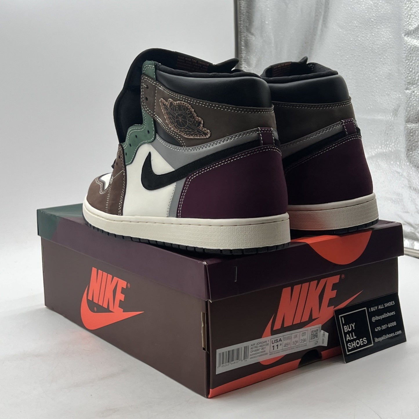 Size 11.5 - Air Jordan 1 High OG Crafted 2021 (DH3097-001)