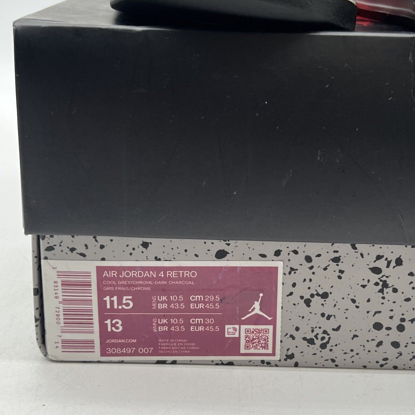 Size 11.5 - Jordan 4 Retro Low Cool Grey (308497-007)