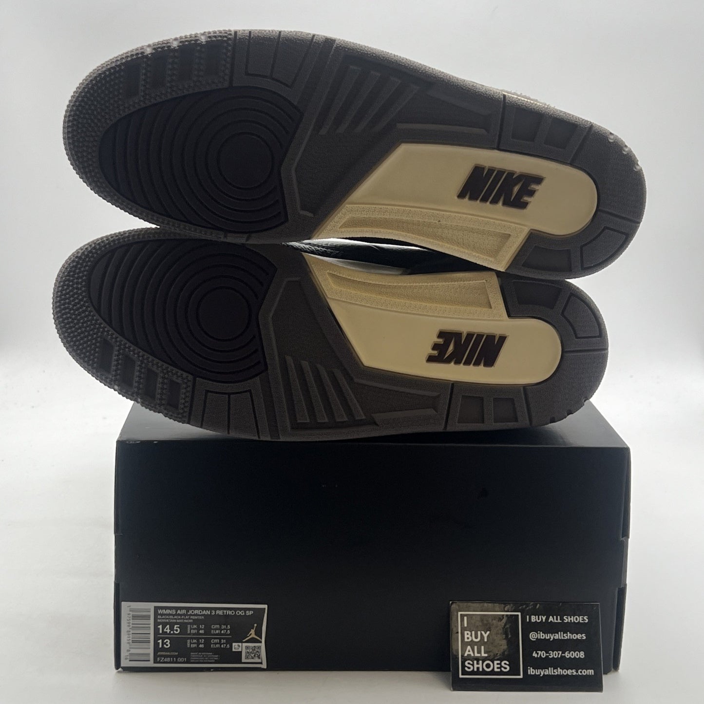 Size 14.5 - A Ma Maniére x Air Jordan 3 Retro While You Were Sleeping W