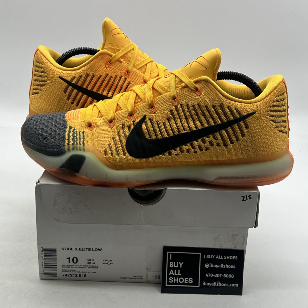 Size 10 - Nike Kobe 10 Elite Rivalry (747212-818)