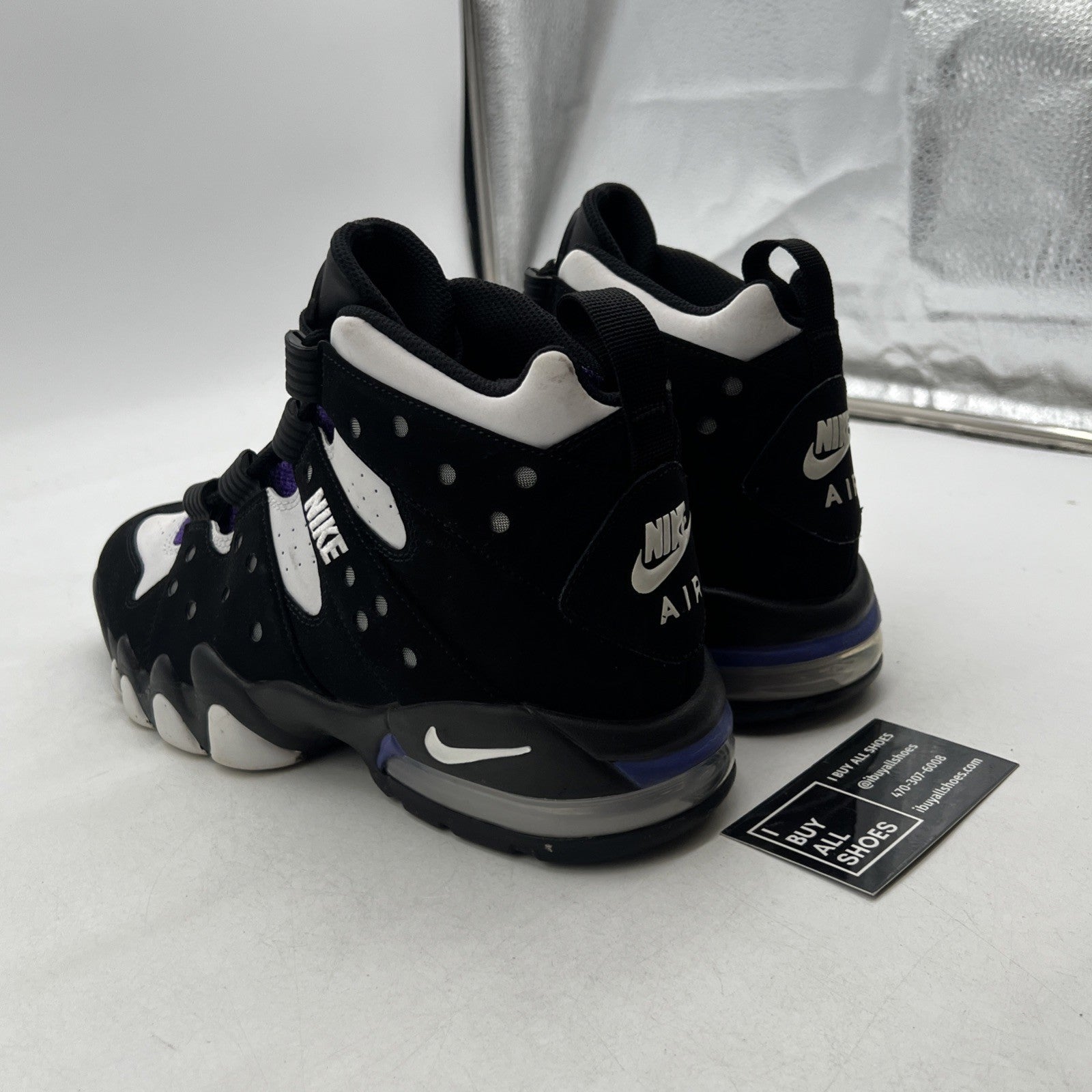 Size 9.5 - Nike Air Max 2 CB 94 OG 2023 Black Purple (FQ8233-001)