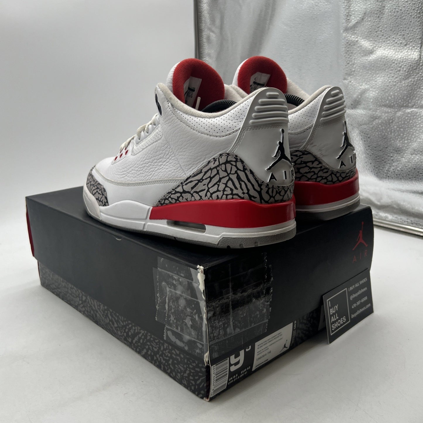 Size 9.5 - Air Jordan 3 Retro Hall of Fame 2018 (136064-116)