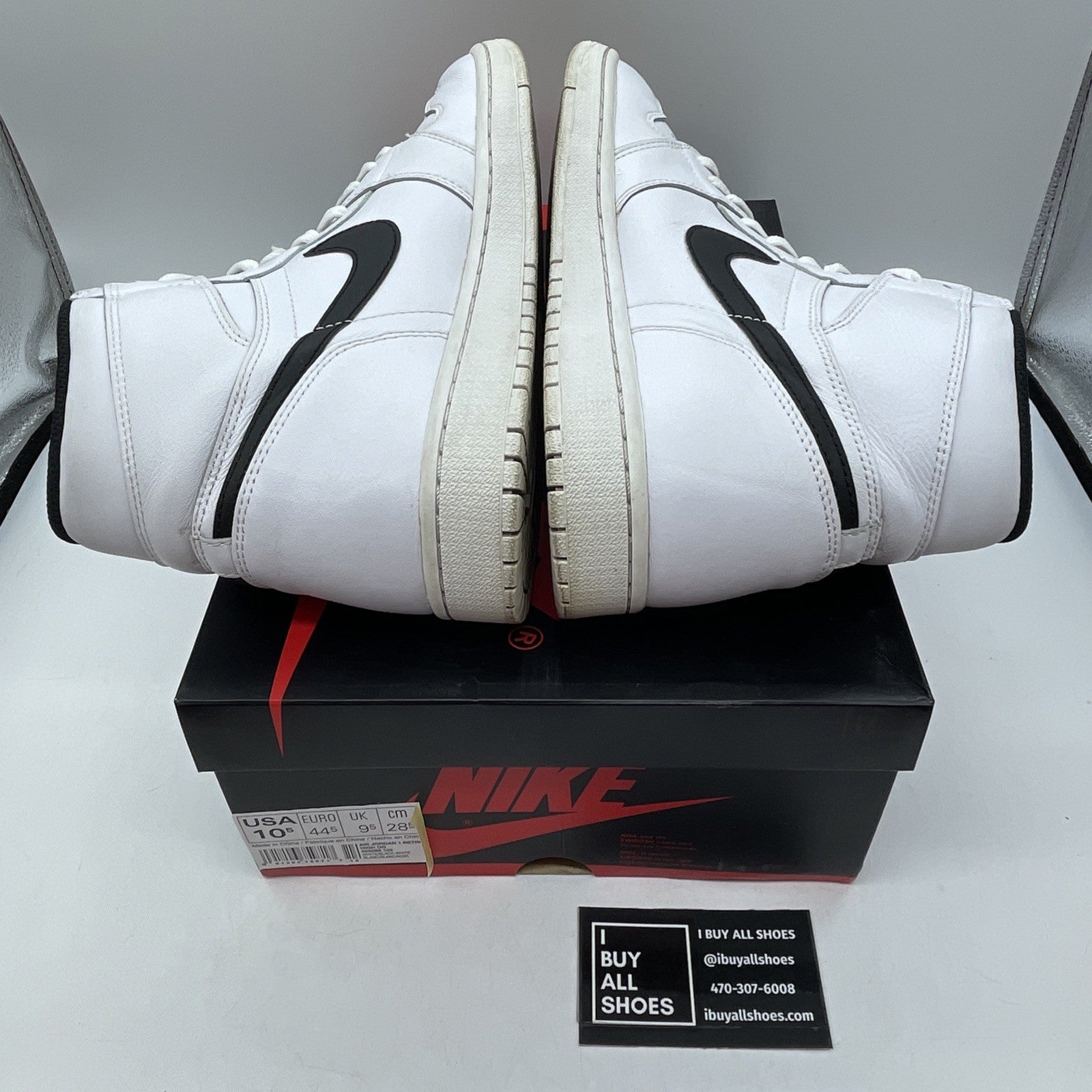 Size 10.5 - Air Jordan 1 Retro OG Premium High Yin Yang Leather (555088-102)