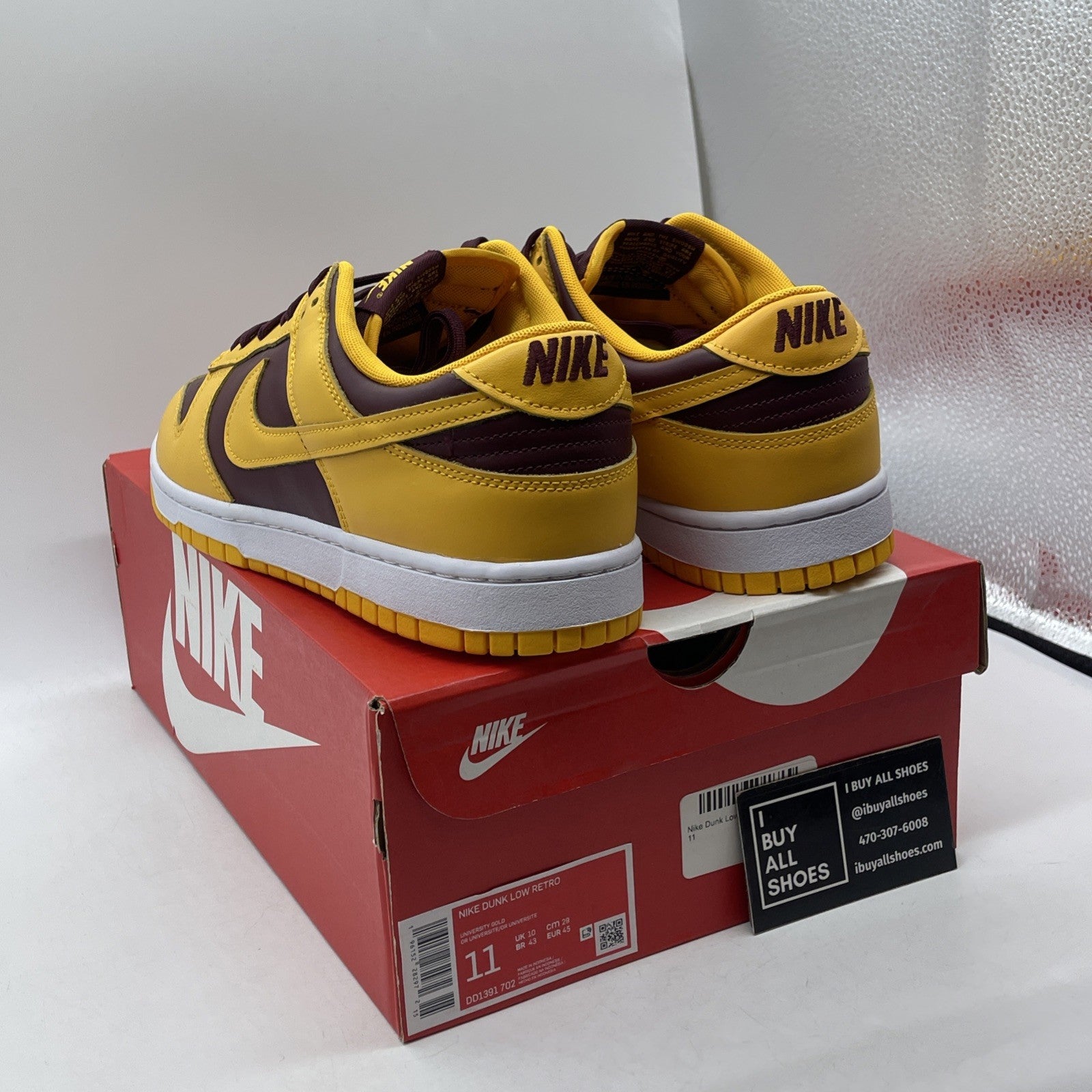 Size 11 - Nike Dunk Low Retro Arizona State Sun Devils 2022 (DD1391-702)