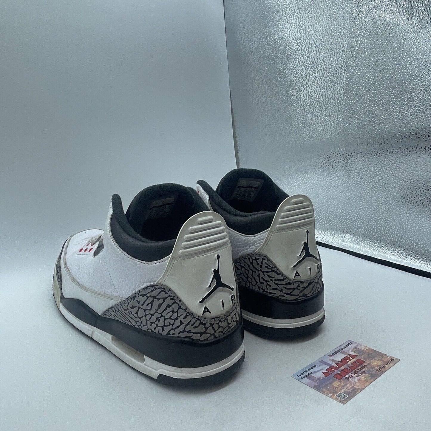 Size 13 - Air Jordan 3 Retro Infrared 23 Black Red White Grey (136064-123)