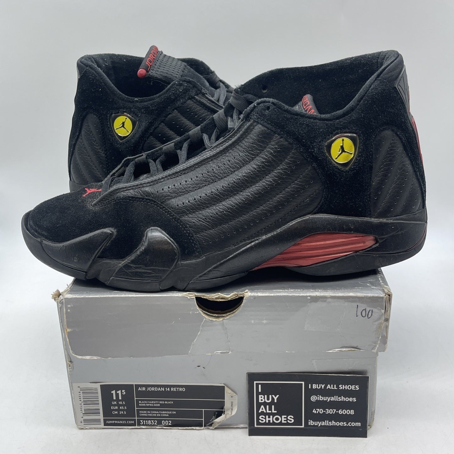 Size 11.5 - Air Jordan 14 Retro 2005 Last Shot (311832-002)
