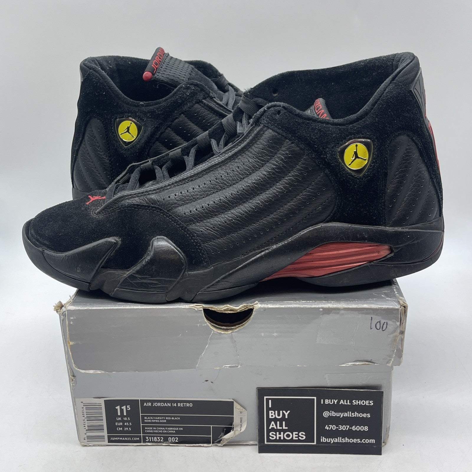 Size 11.5 - Air Jordan 14 Retro 2005 Last Shot (311832-002)