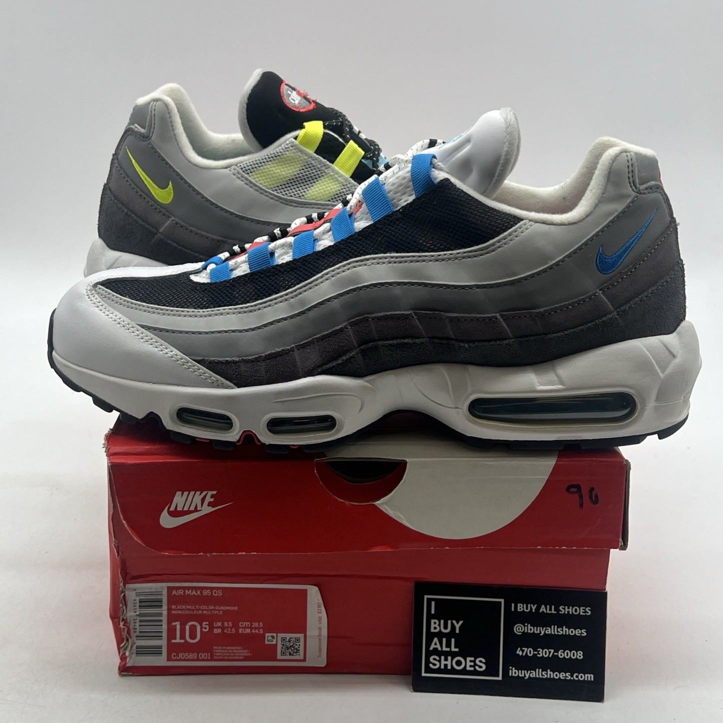 Size 10.5 - Nike Air Max 95 QS Greedy 2.0 (CJ0589-001)