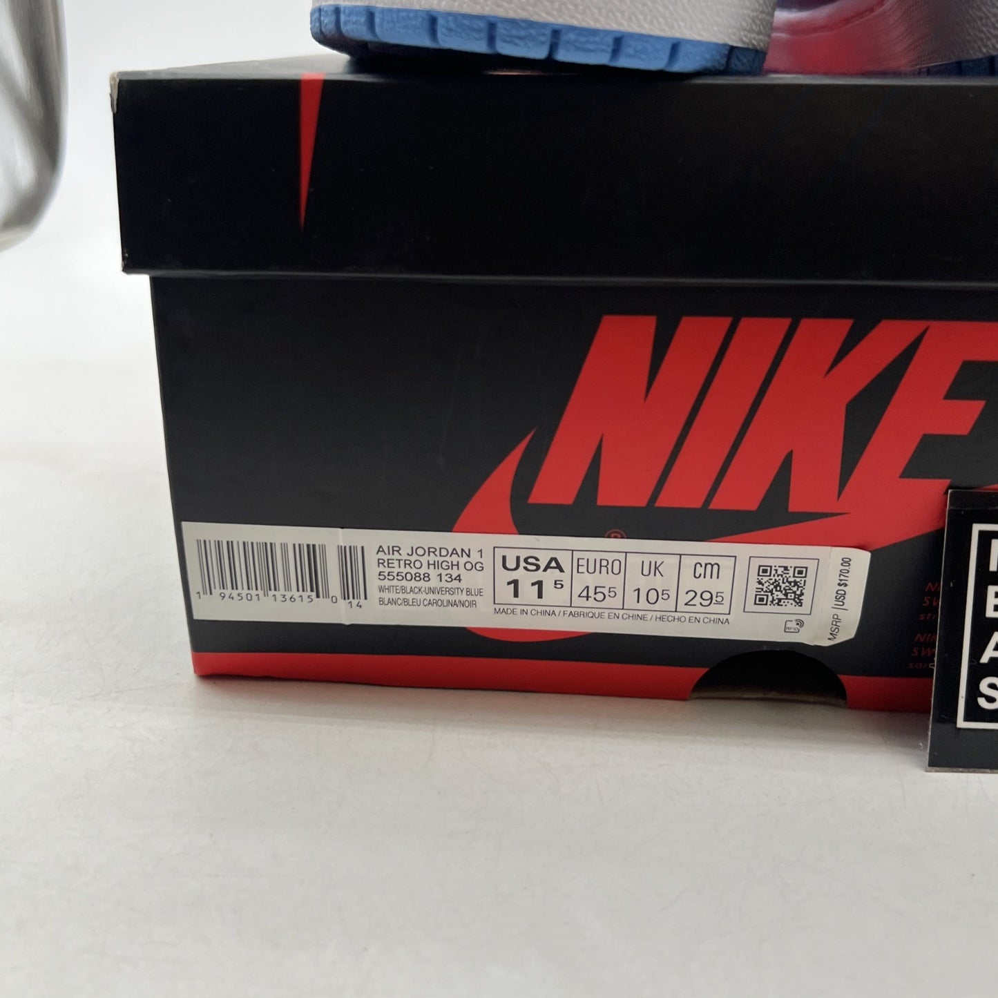 Size 11.5 - Air Jordan 1 Retro OG High University Blue (555088-134)
