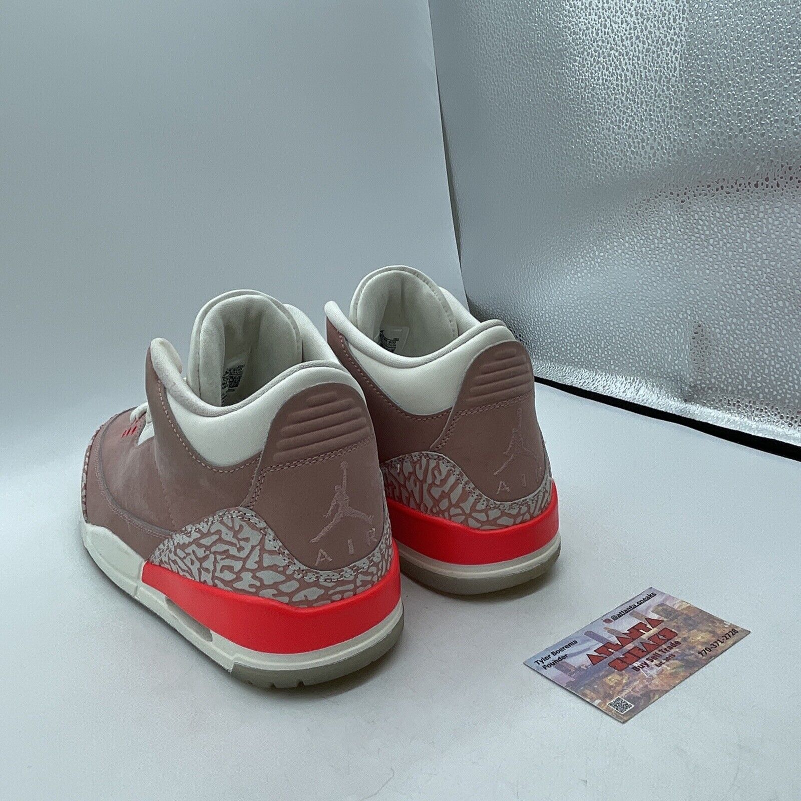 Size 10W - Air Jordan 3 Retro Rust Pink White Brown Suede (Ck9246-600)