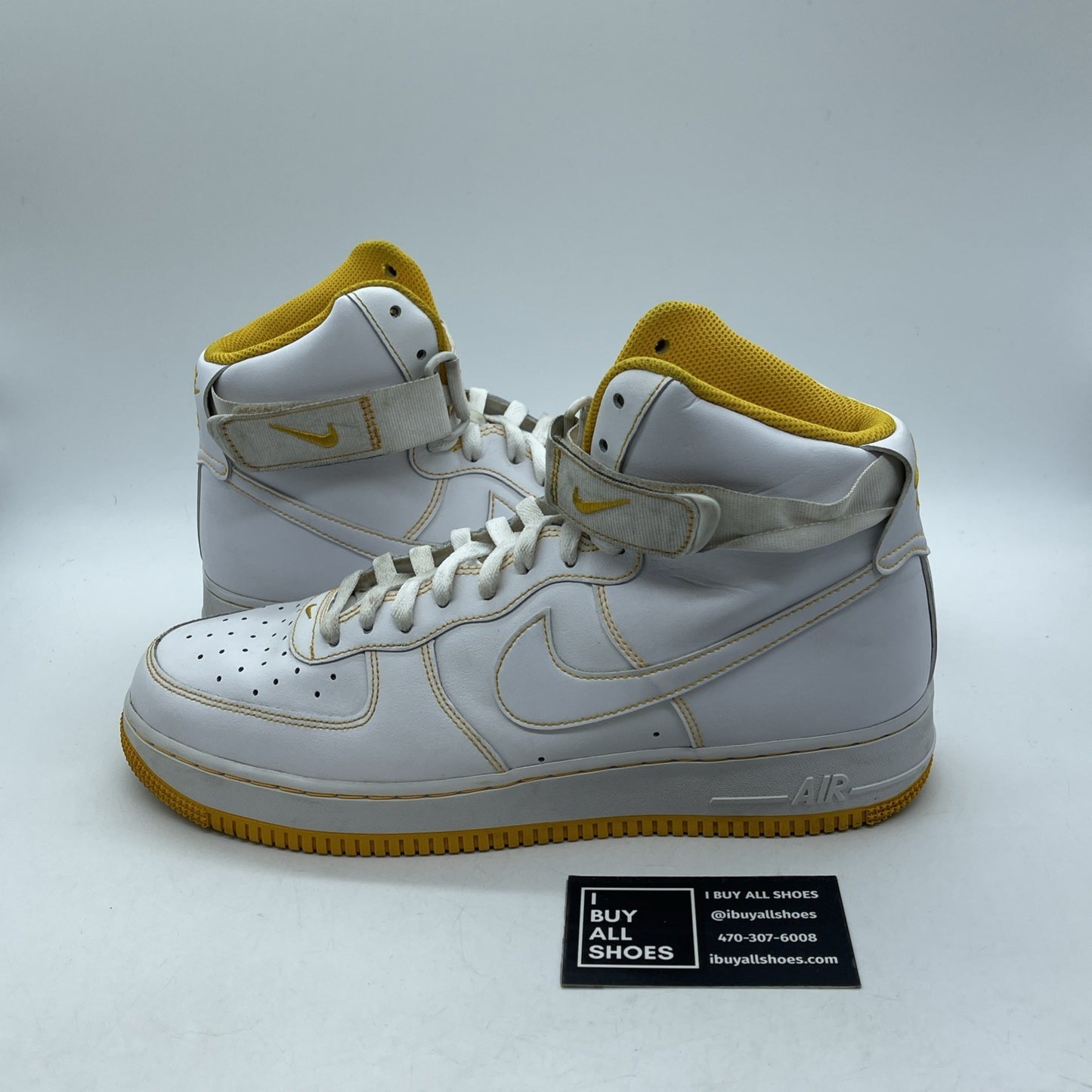 Size 10.5 - Nike Air Force 1 '07 High Laser Orange White Leather (CV1753-107)