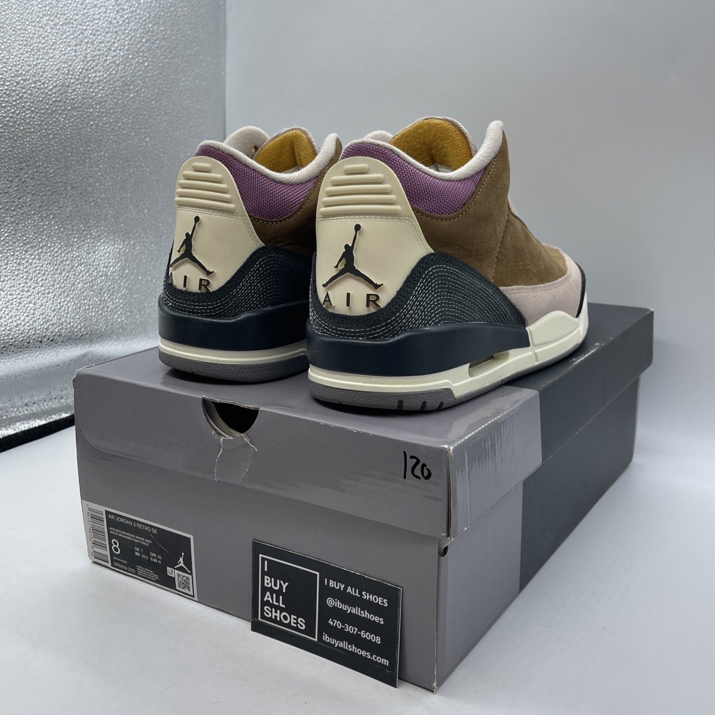 Size 8 - Air Jordan 3 Retro SE Winterized Brown Black Suede (DR8869-200)