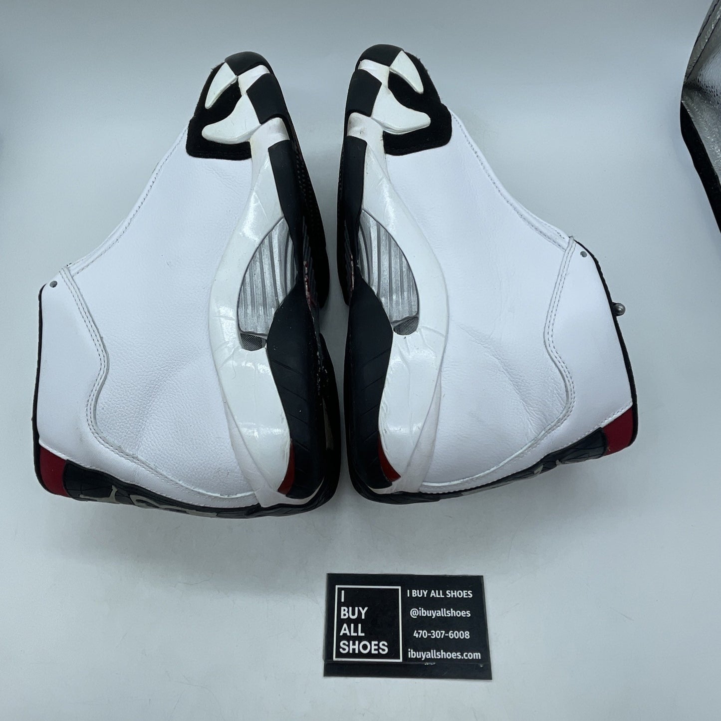 Size 11.5 - Air Jordan 14 Retro 2014 Black Toe (487471-102)