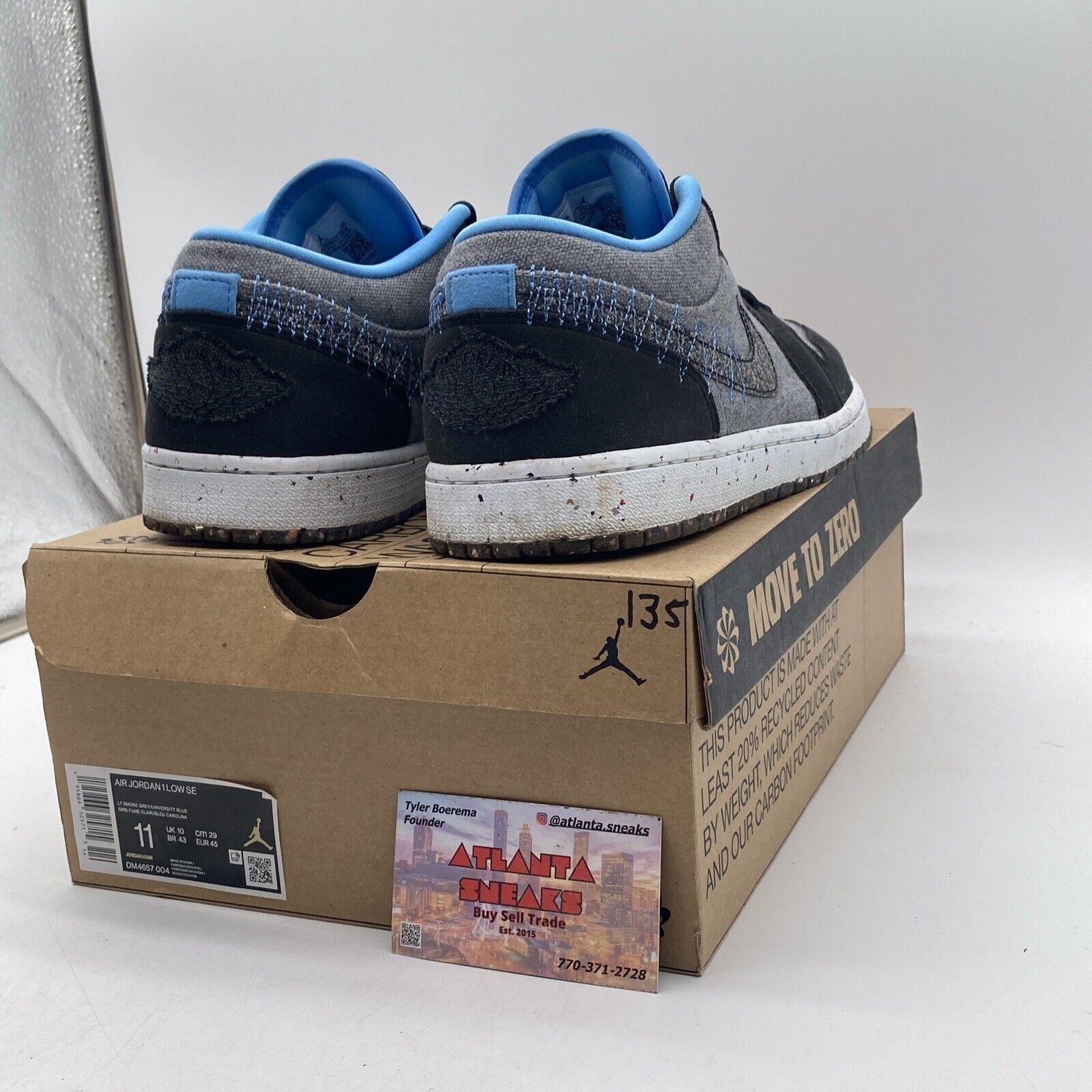 Size 11 - Air Jordan 1 Low Crater