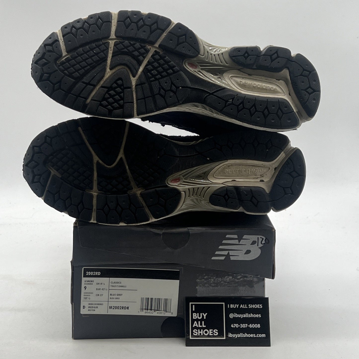 Size 9 - New Balance 2002R Protection Pack - Navy (M2002RDK)