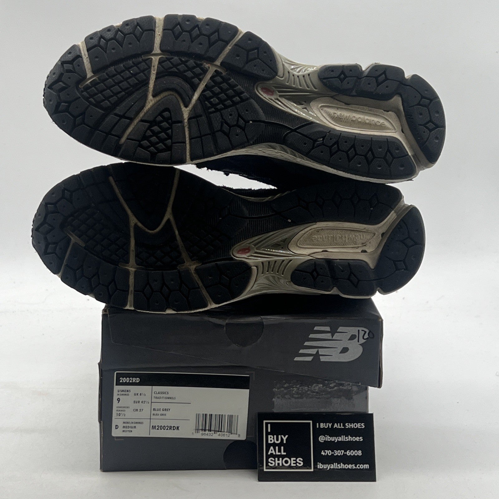 Size 9 - New Balance 2002R Protection Pack - Navy (M2002RDK)