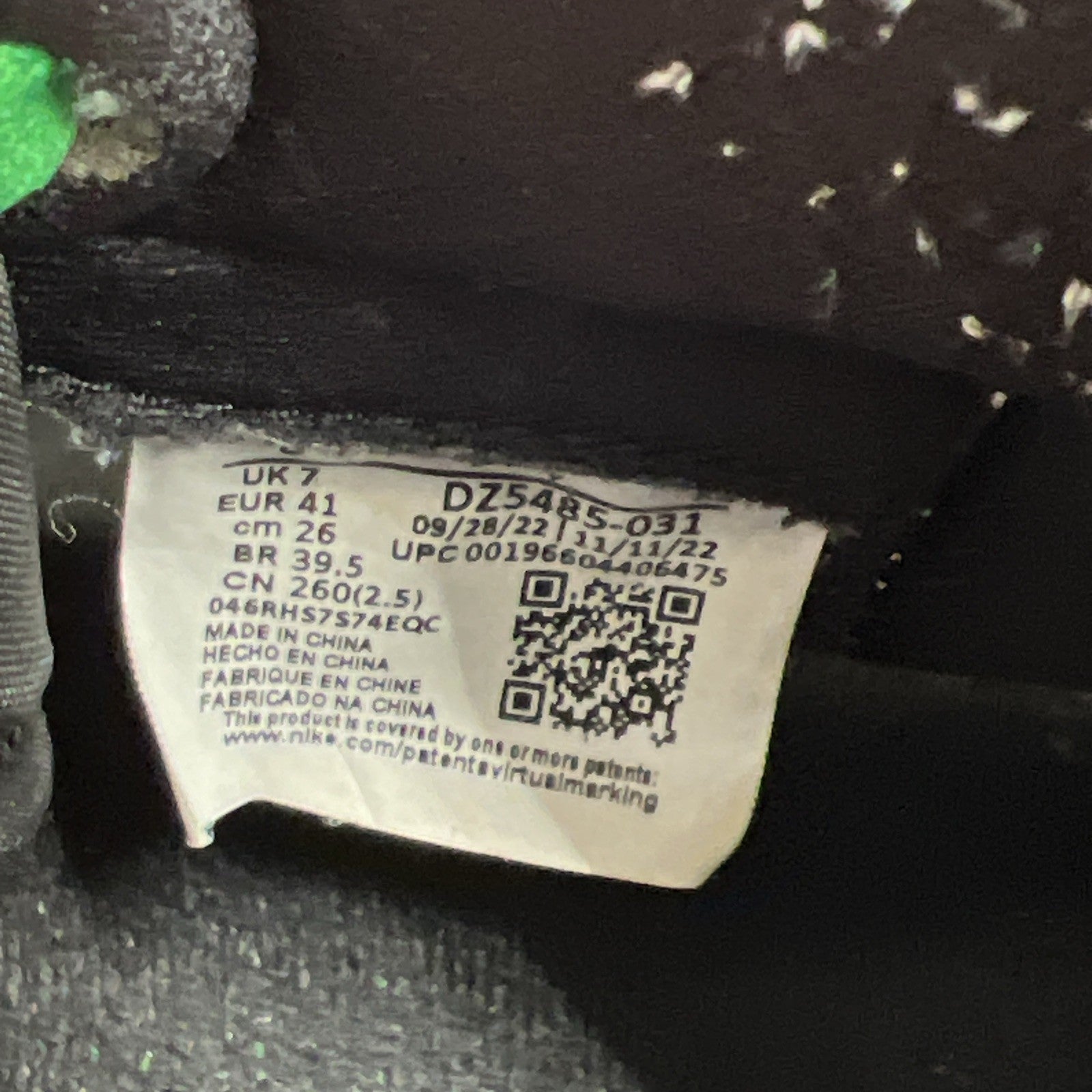 Size 8 - Air Jordan 1 Retro OG High Lucky Green (DZ5485-031)