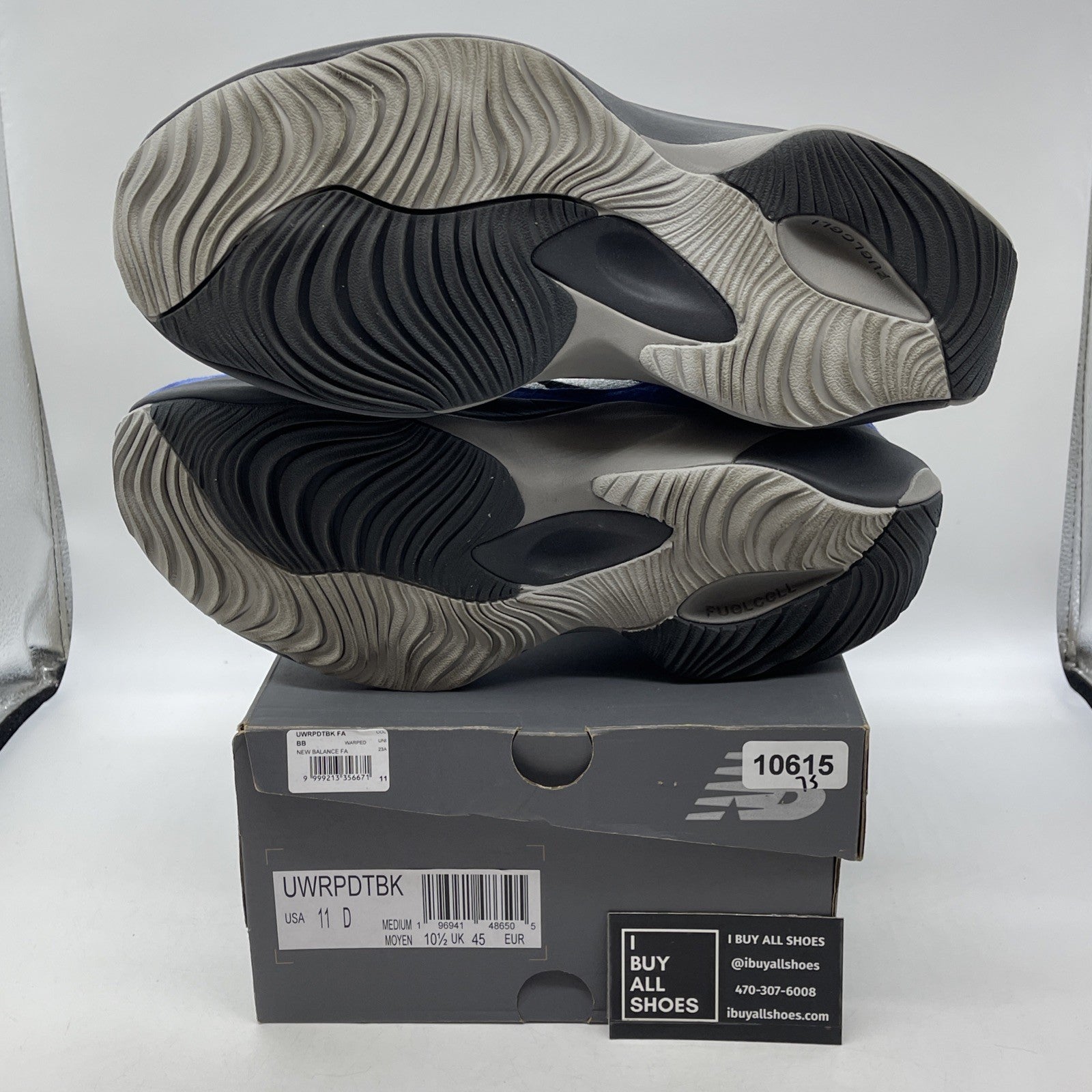 Size 11 - New Balance WRPD Runner Marine Blue Phantom Black Suede (UWRPDTBK)