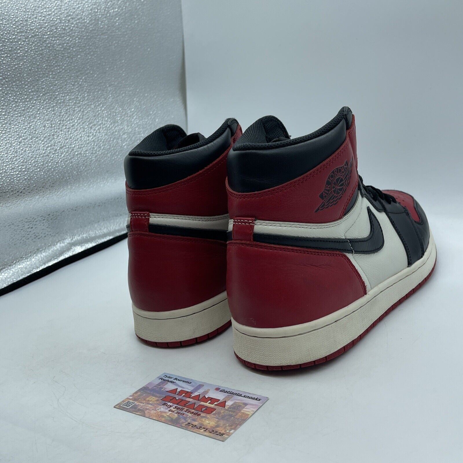 Size 12 - Jordan 1 Retro OG High Bred Toe White Red Black (555088-610)