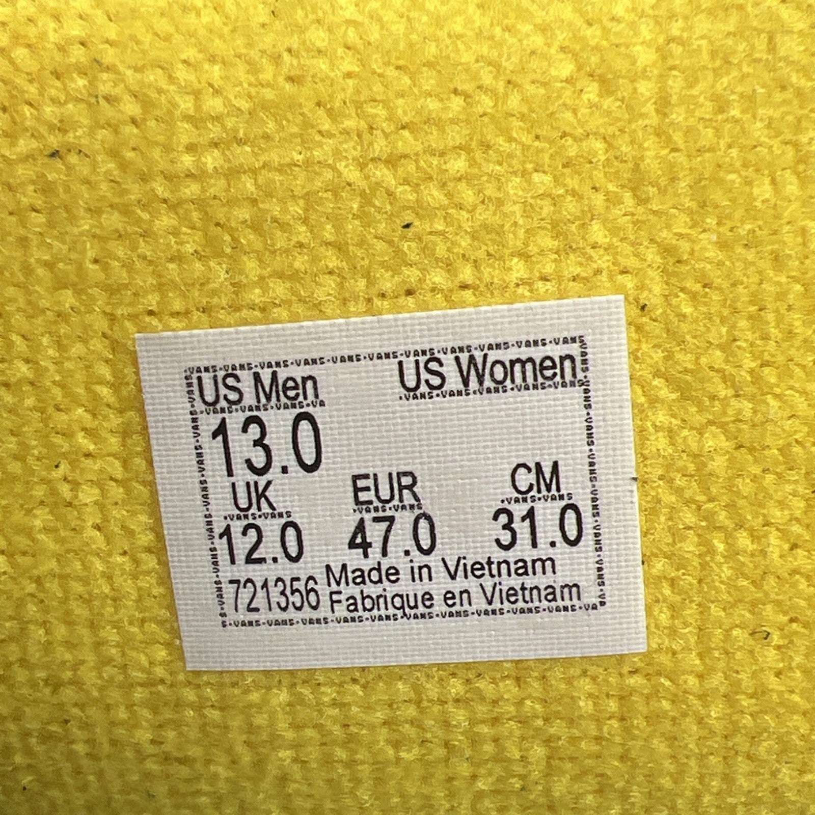 Size 13 - Vans X Simpsons Sk8 High (VN0A4BV617E)
