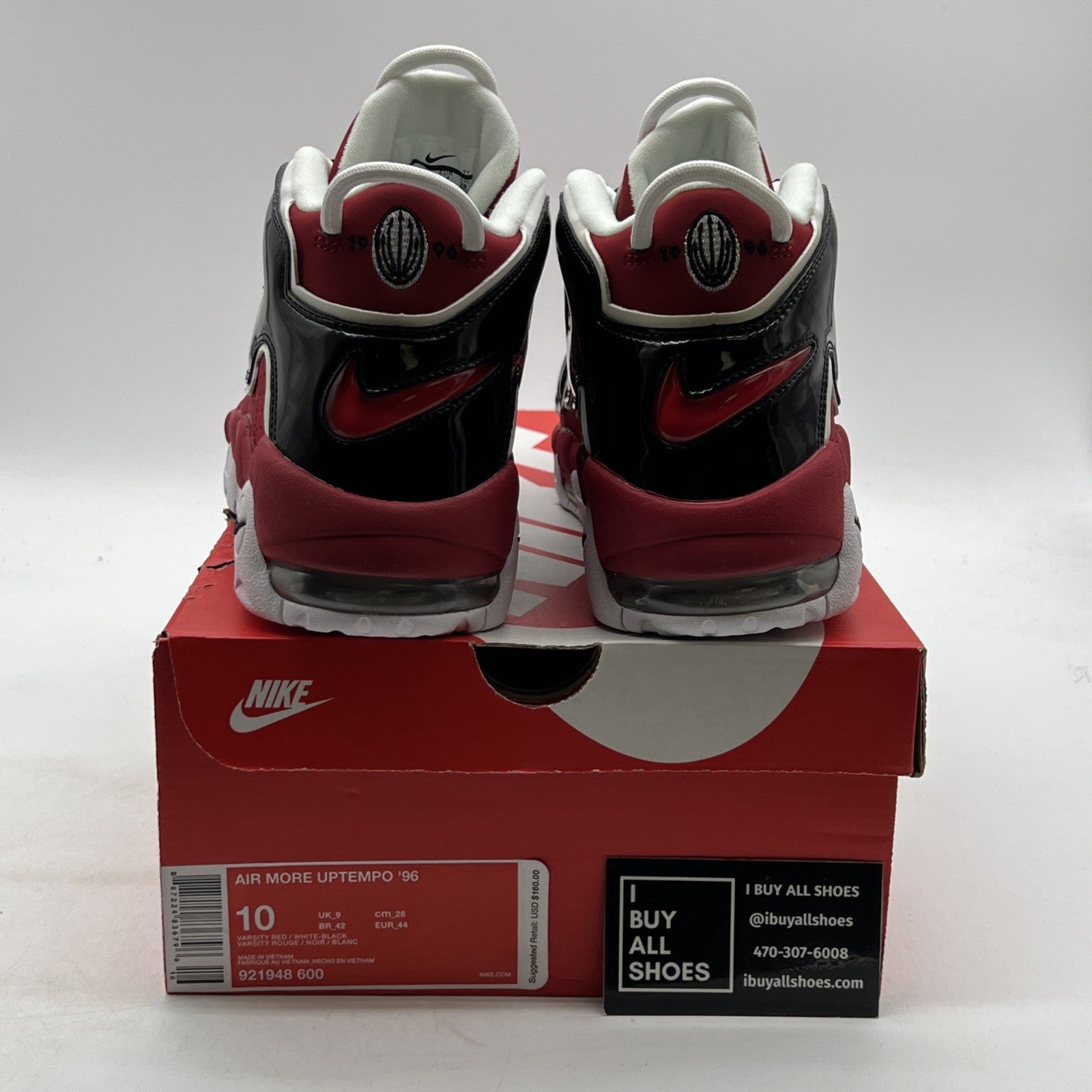 Size 10 - Nike Air More Uptempo Bulls 2017 (921948-600)