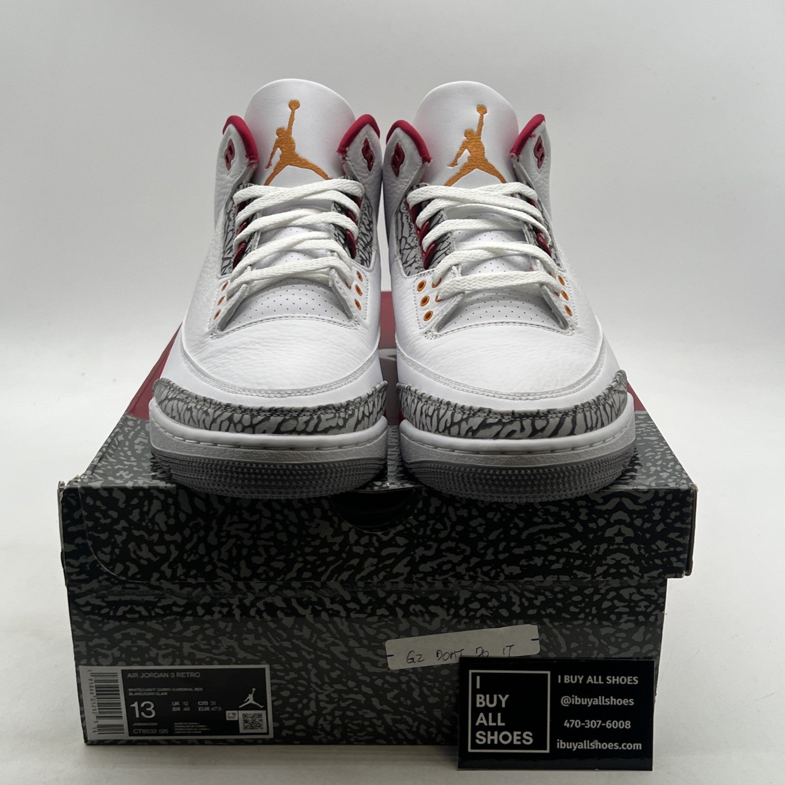 Size 13 - Air Jordan 3 Retro Mid Cardinal Red (CT8532-126)