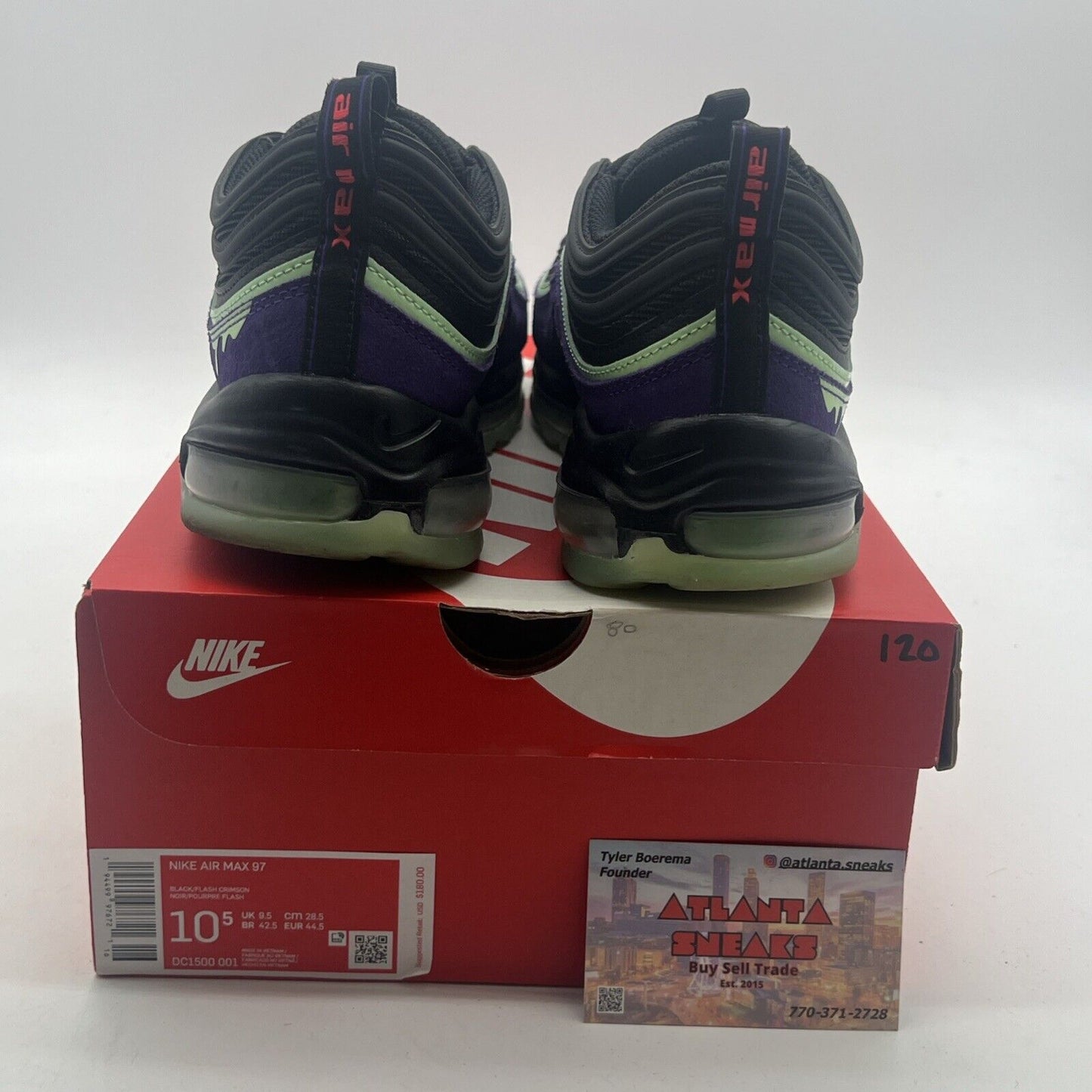Size 10.5 - Nike Air Max 97 Halloween Slime (DC1500-001)