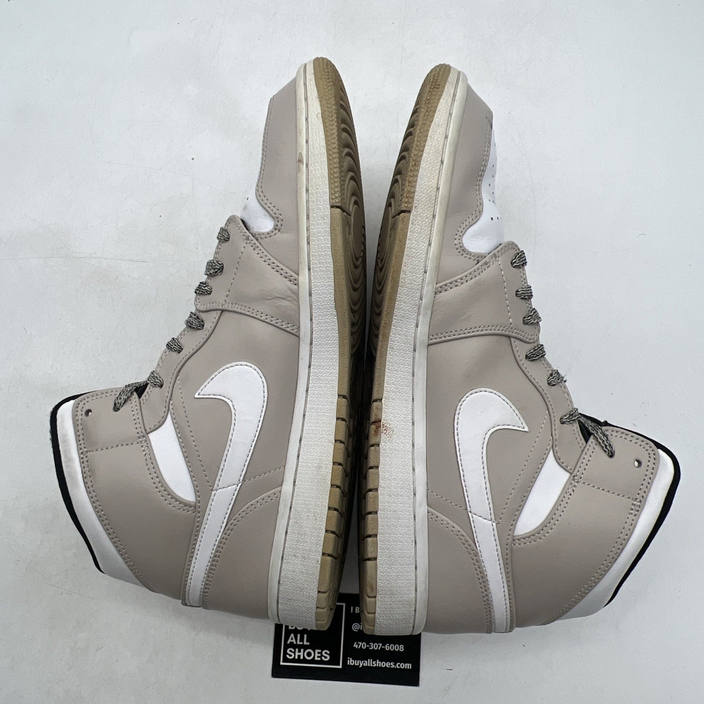 Size 10.5 - Air Jordan 1 Mid Desert Sand (554724-047)