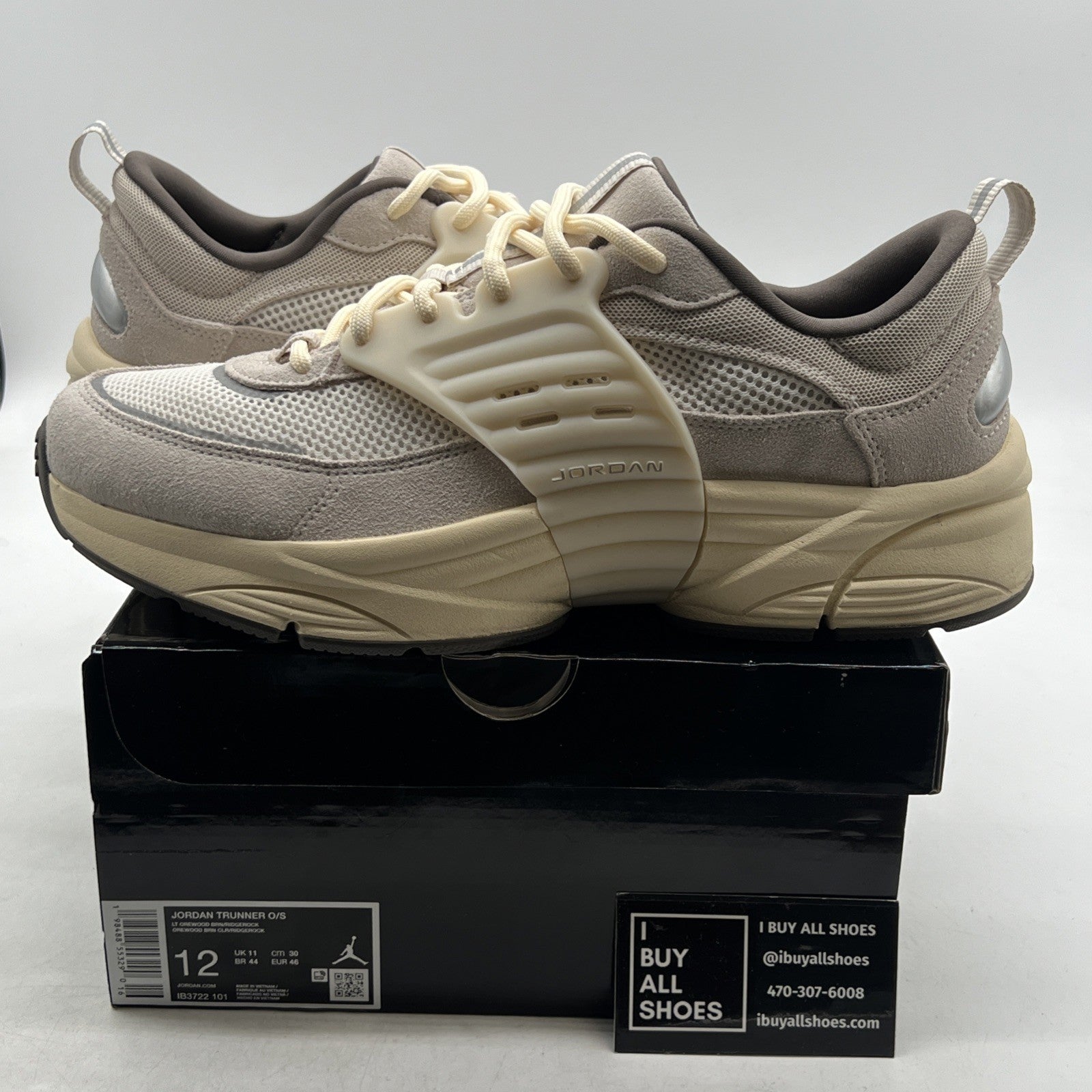 Size 12 - Air Jordan Trunner O/S Light Orewood Brown (IB3722-101)