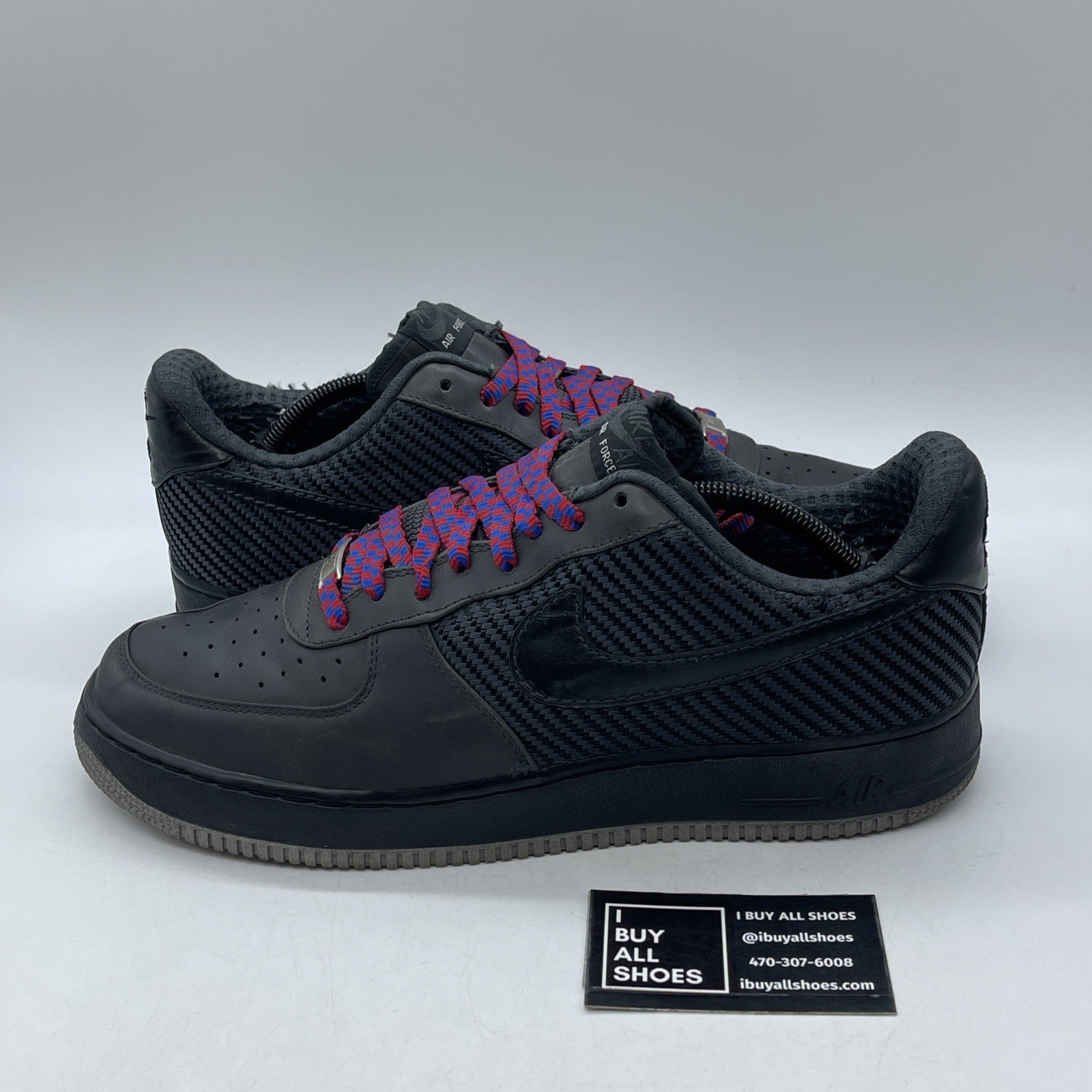 Size 12 - Nike Air Force 1 Premium 07 Black (315180-003)