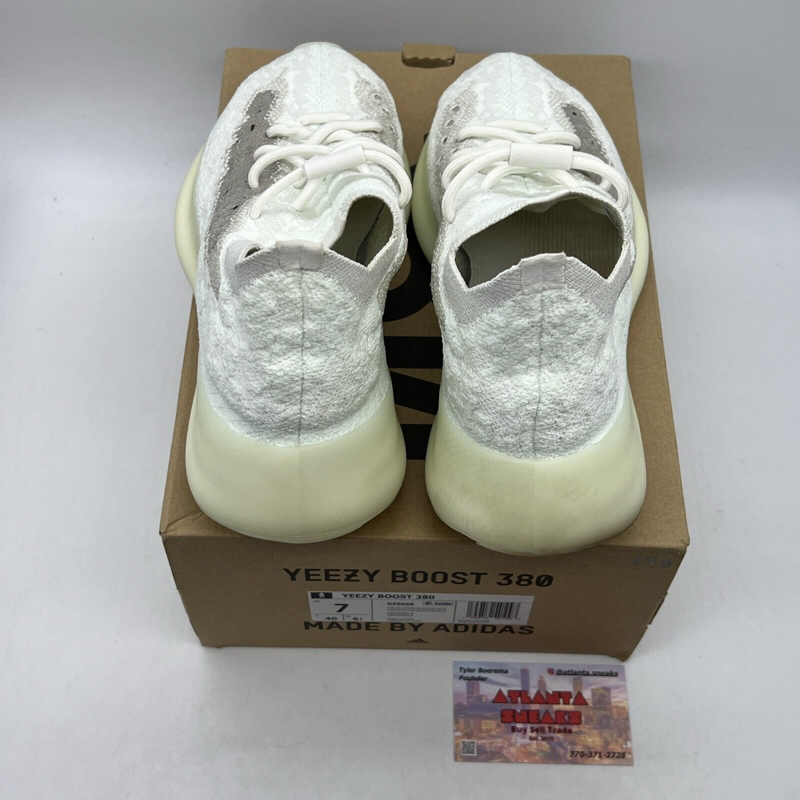 Size 7 - adidas Yeezy Boost 380 Calcite Glow (GZ8668)