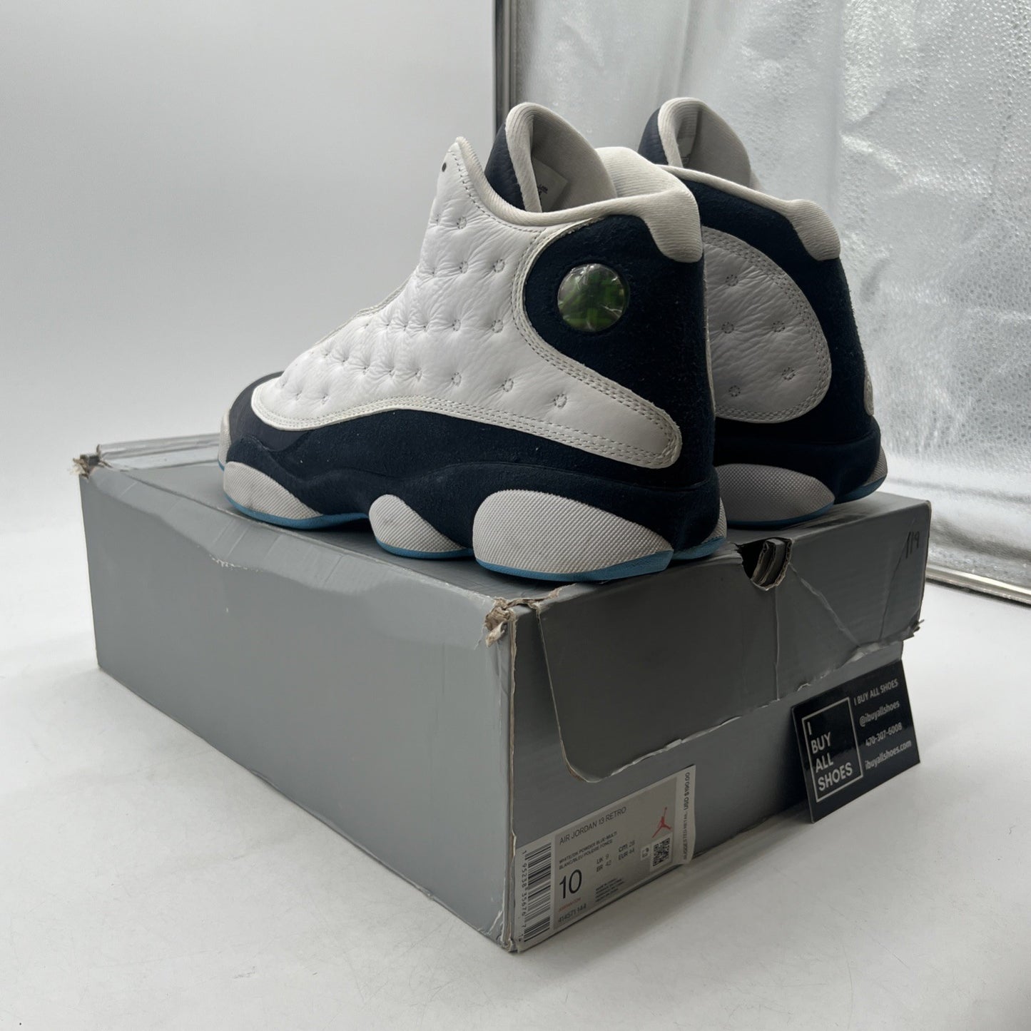 Size 10 - Air Jordan 13 Retro Obsidian (414571-144)