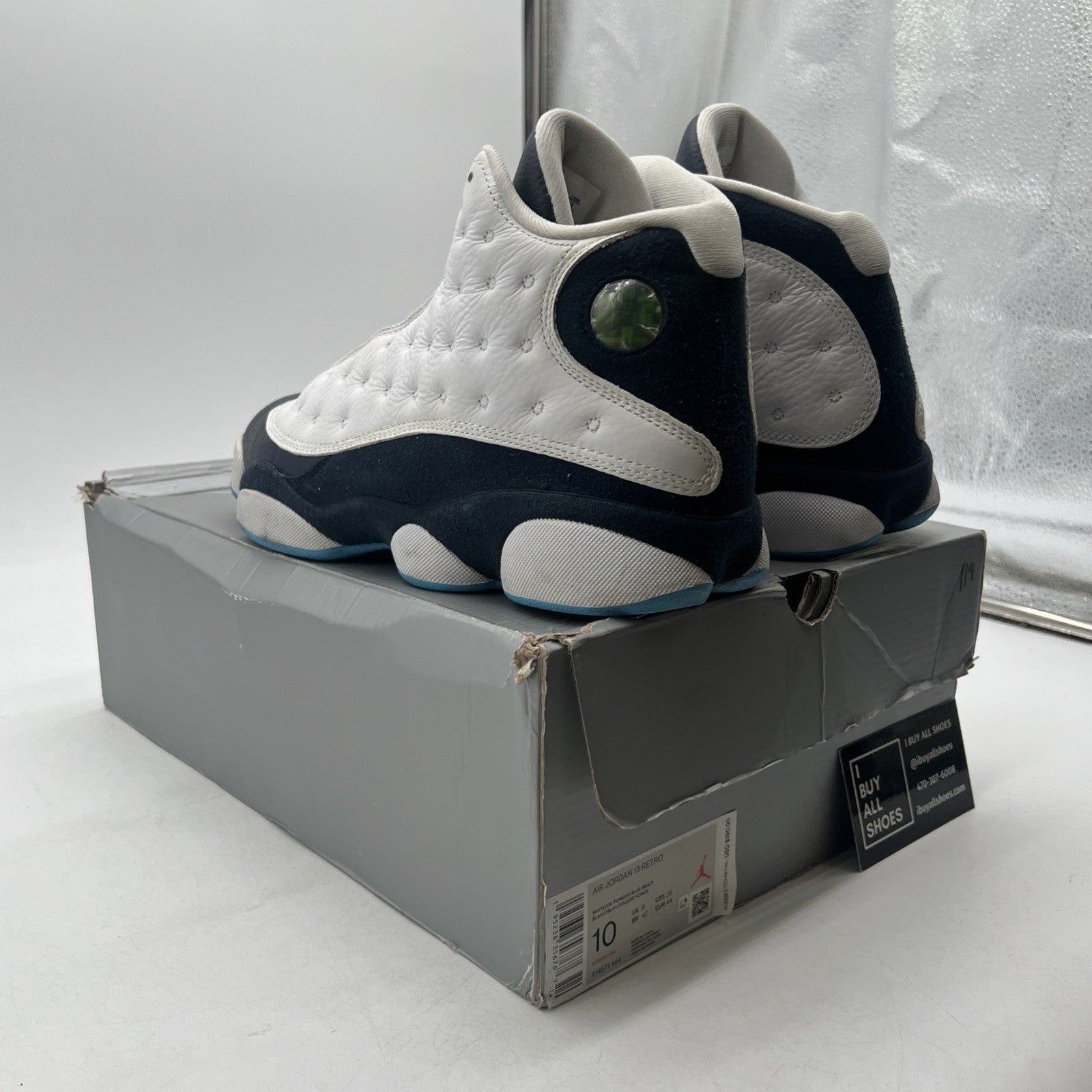 Size 10 - Air Jordan 13 Retro Obsidian (414571-144)
